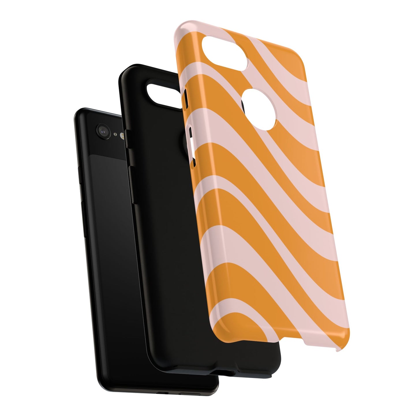 Retro Wavy Stripe Google Pixel Case