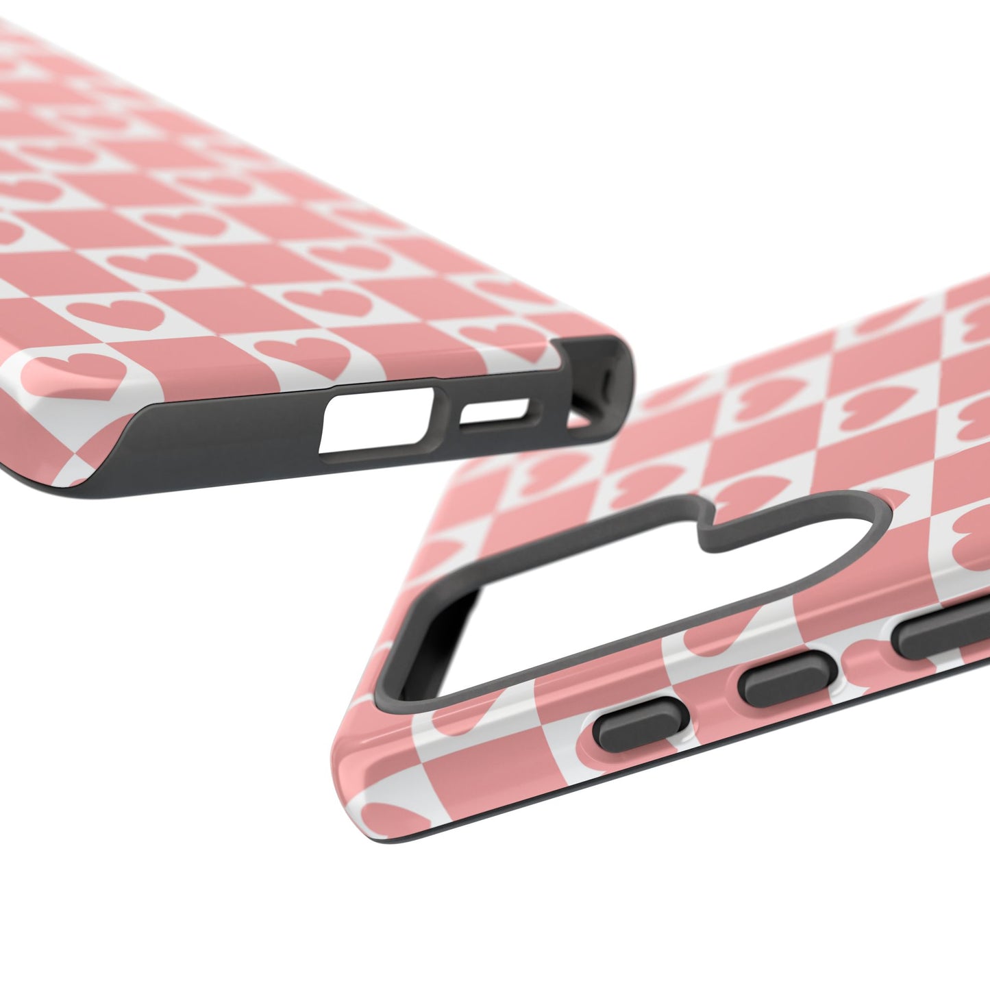 Pink Heart Checkerboard Samsung Case
