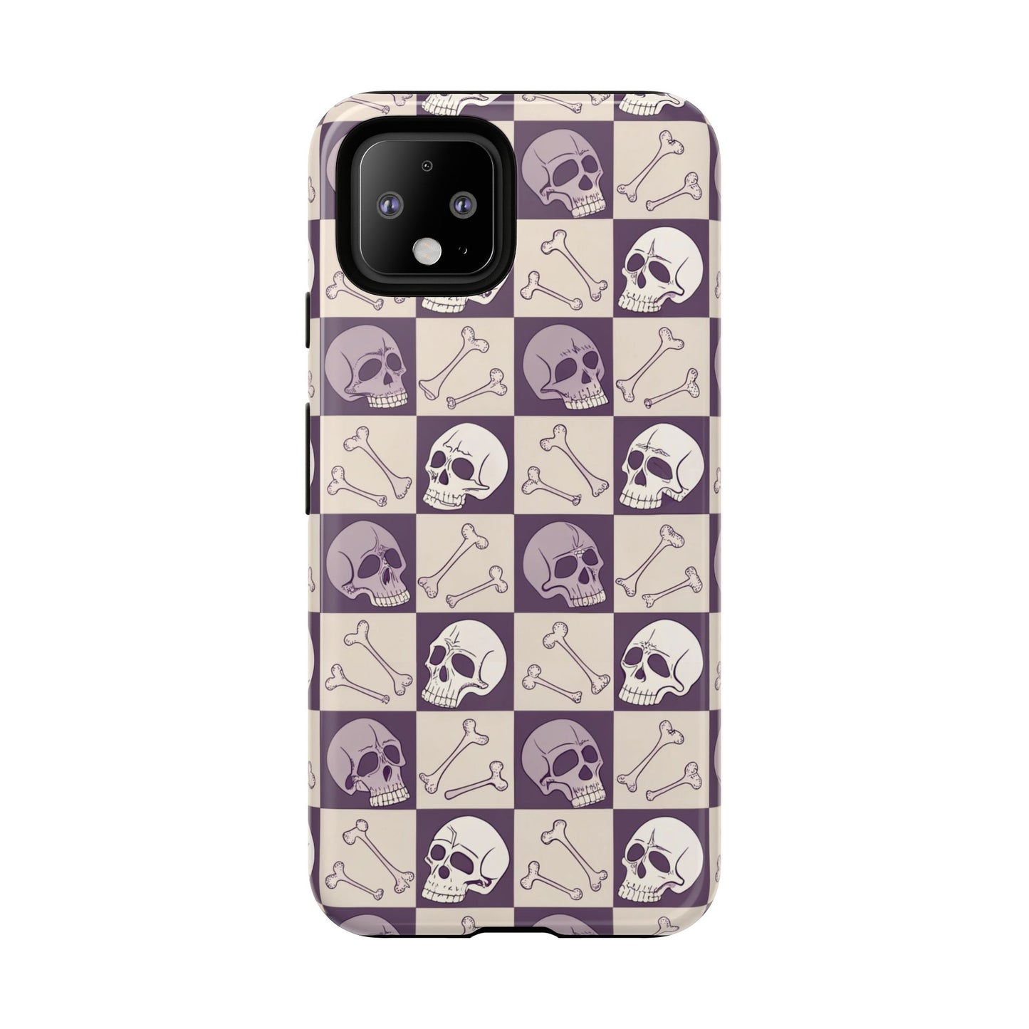 Skull & Bones Checkered Google Pixel Case