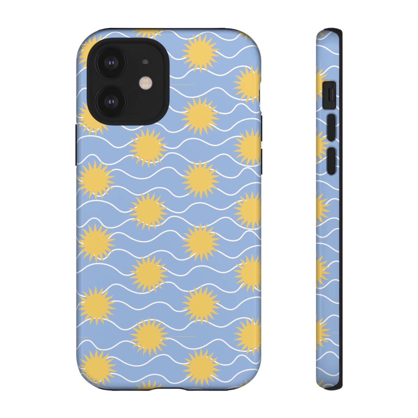 Sunny Waves Blue iPhone Case