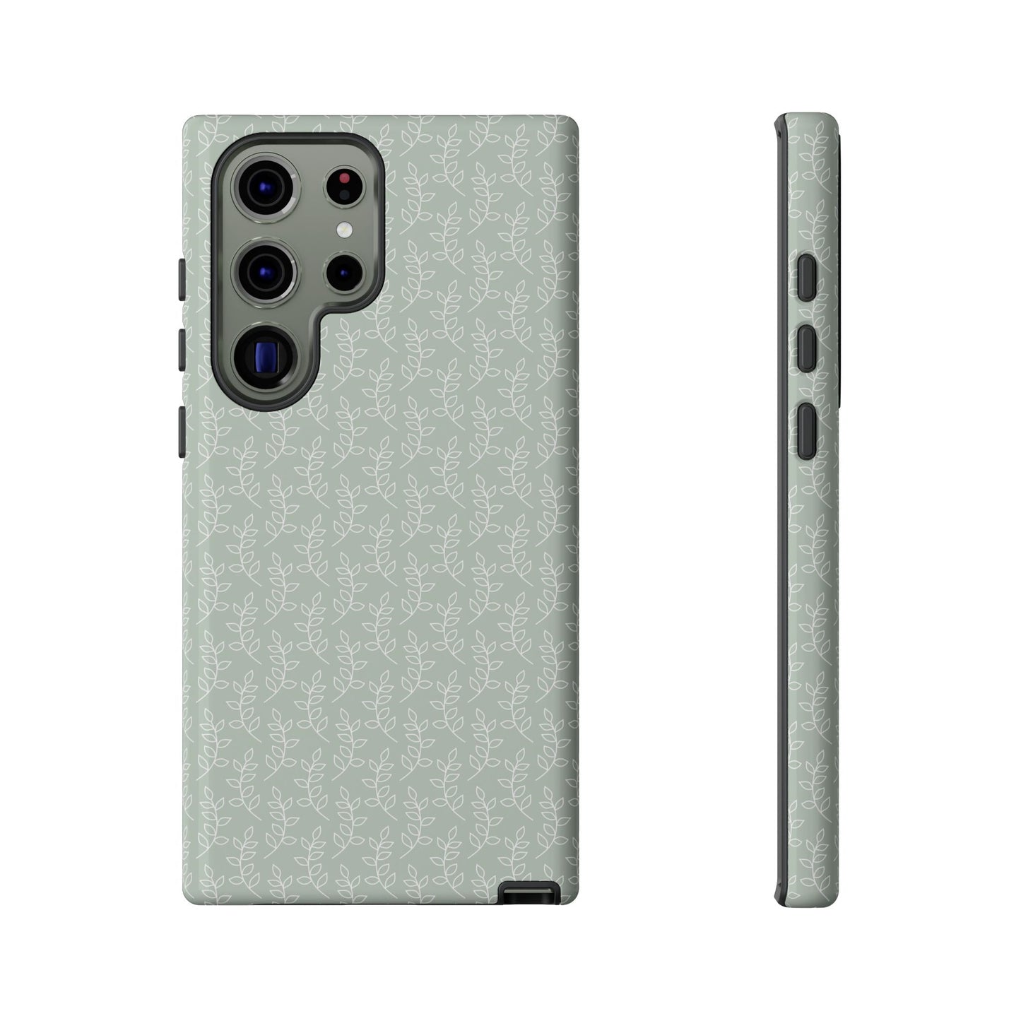 Minimal Leaf Print Samsung Case