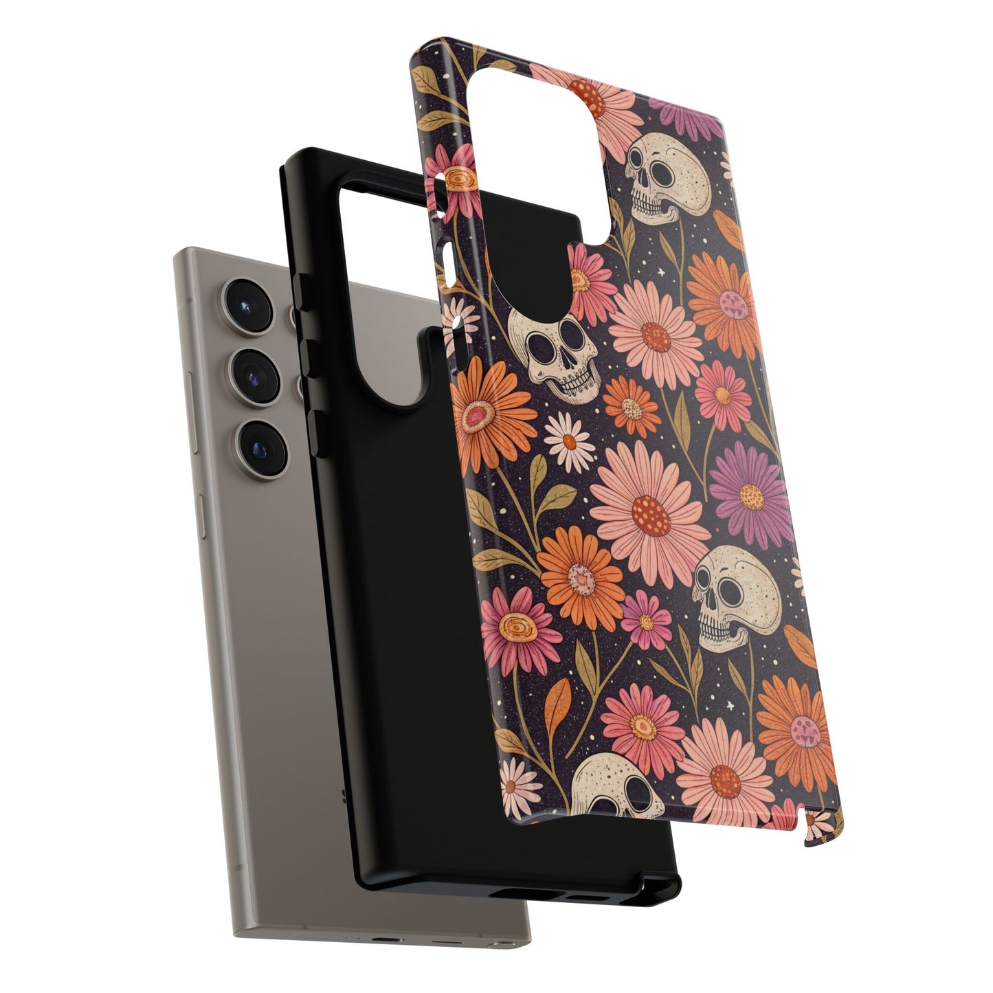 Skulls & Fall Florals Samsung Case