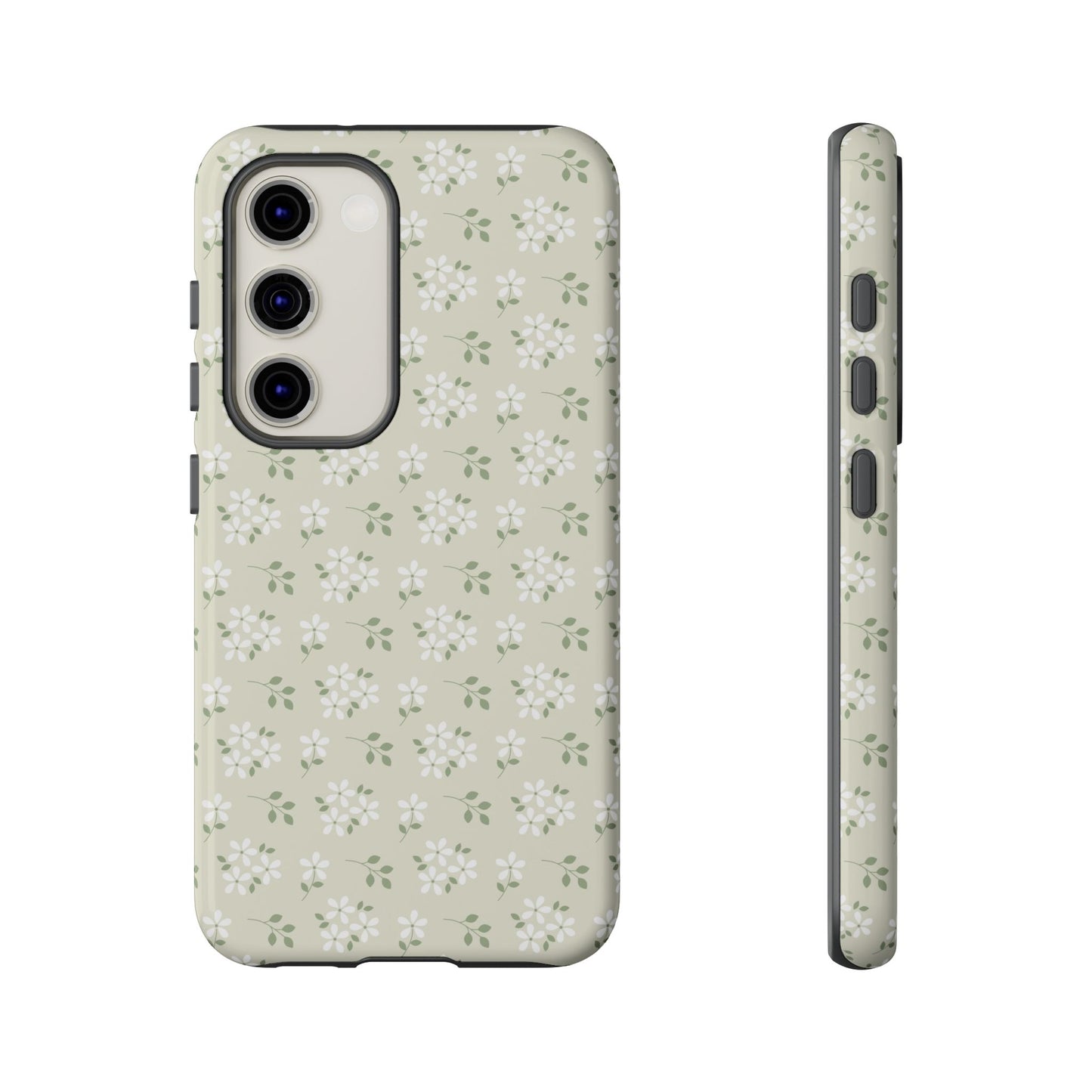Beige Daisy Bloom Samsung Case