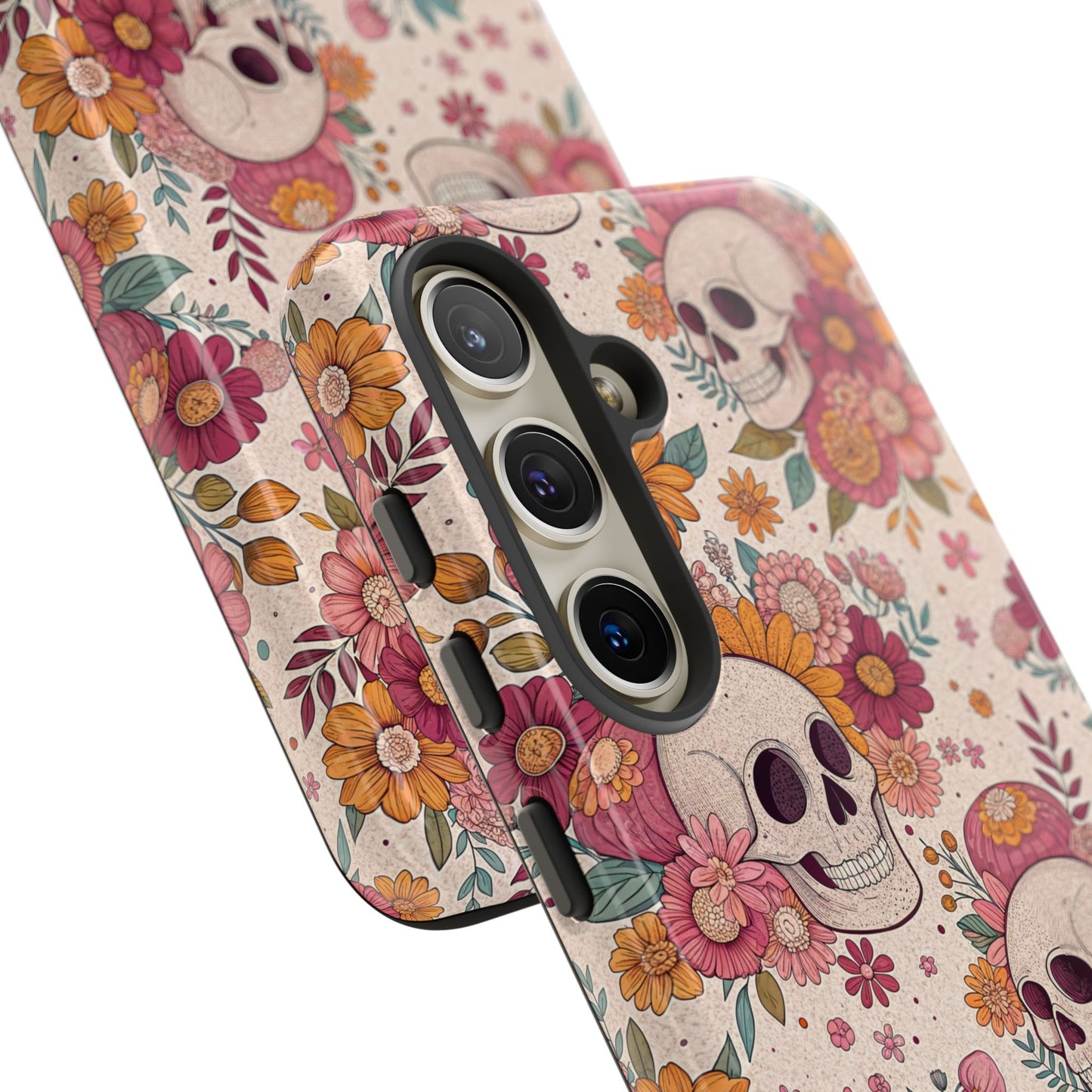 Floral Skull Samsung Case