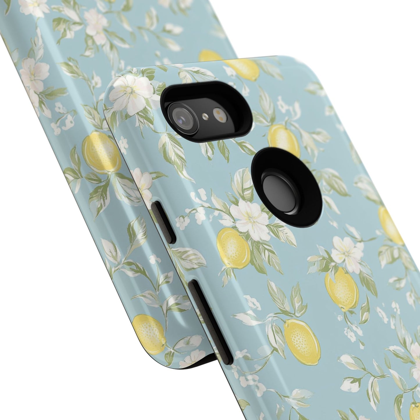 Lemon Blossom Blue Google Pixel Case