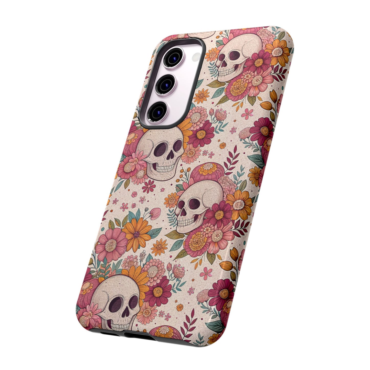 Floral Skull Samsung Case