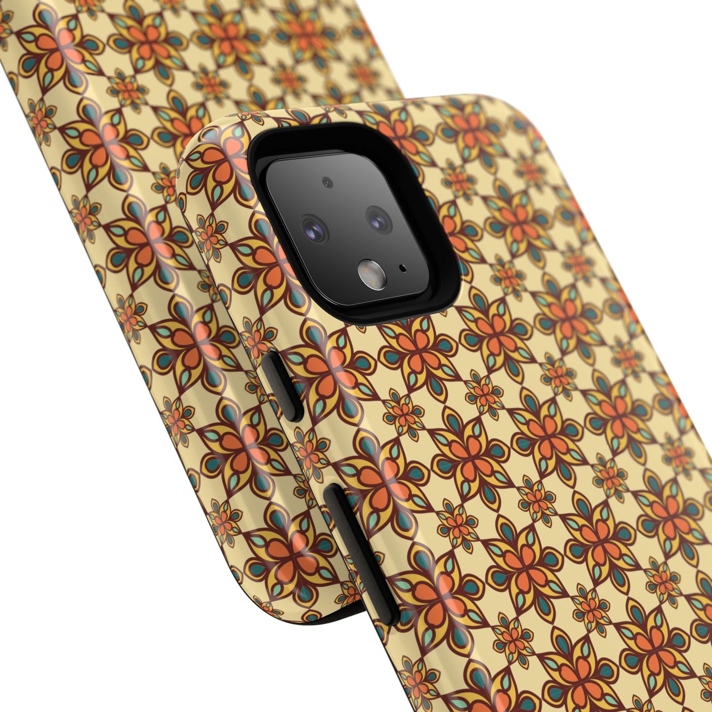 Retro Mandala Floral Google Pixel Case