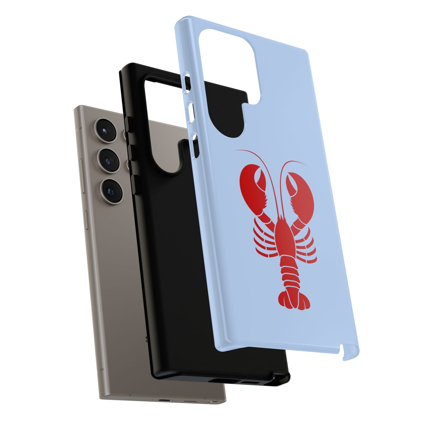 Red Lobster on Sky Blue Samsung Case
