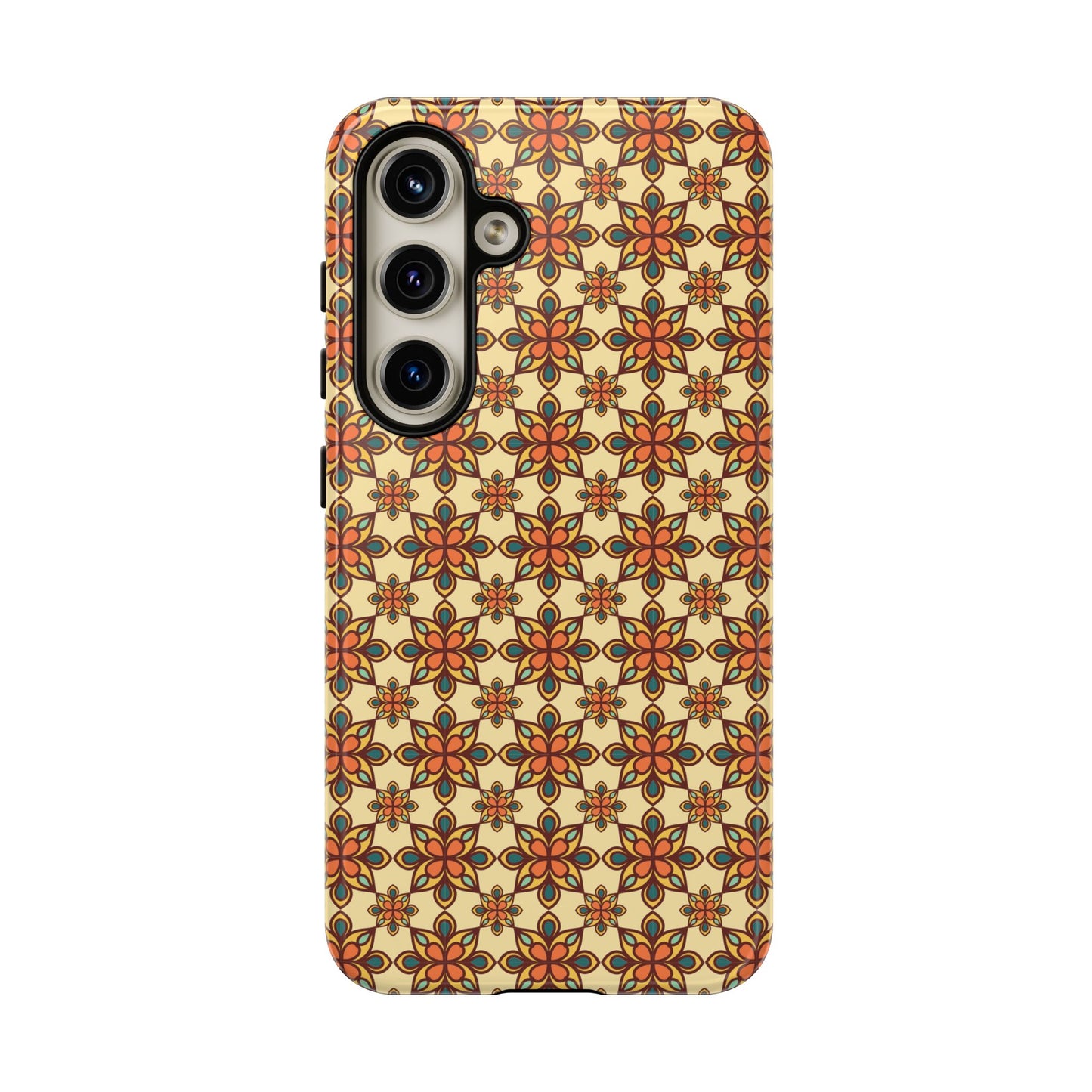 Retro Mandala Floral Samsung Galaxy Case