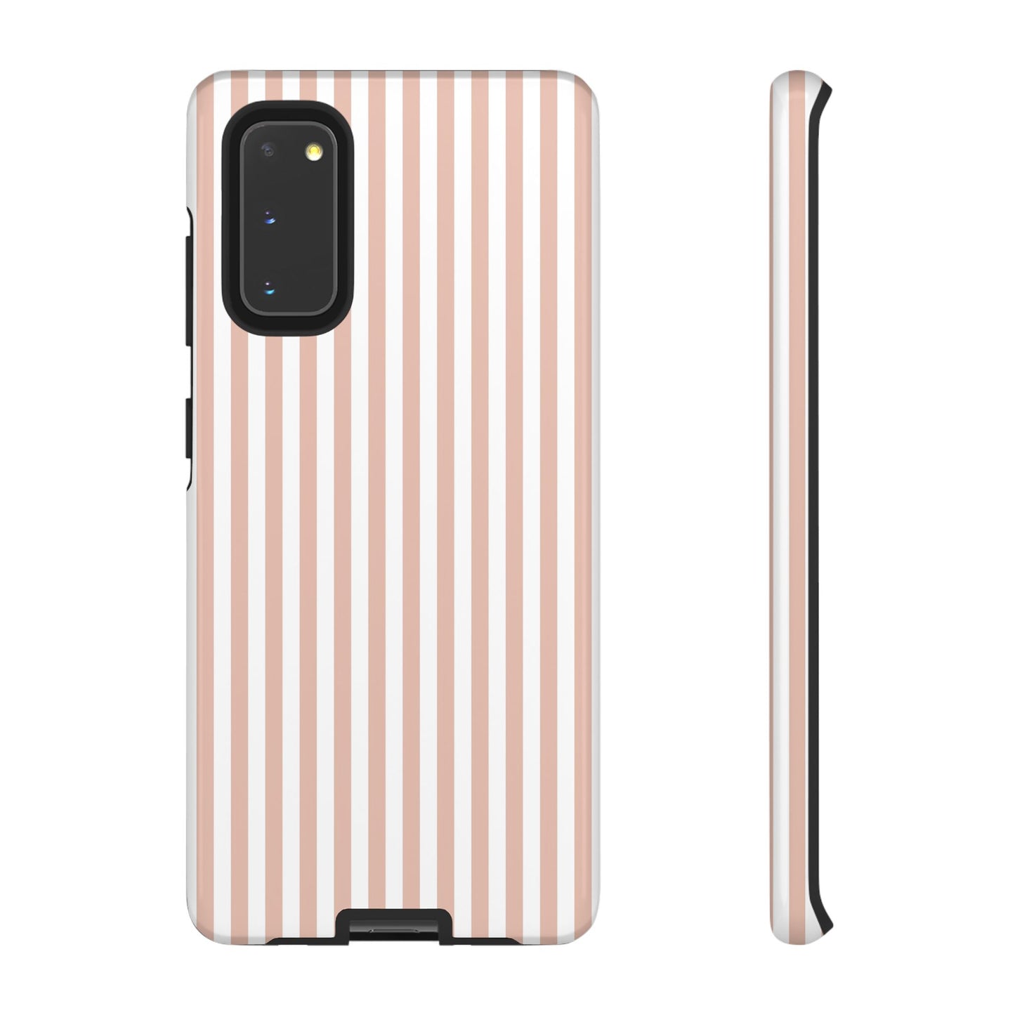 Blush & White Stripe Samsung Case