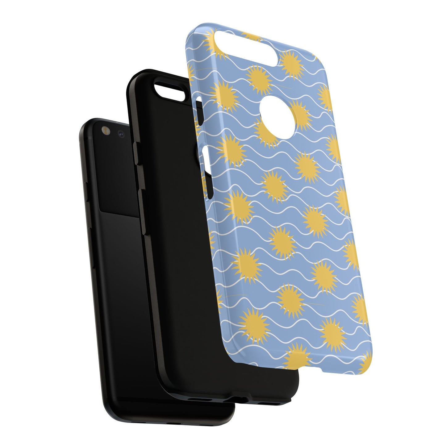 Sunny Waves Blue Google Pixel Case