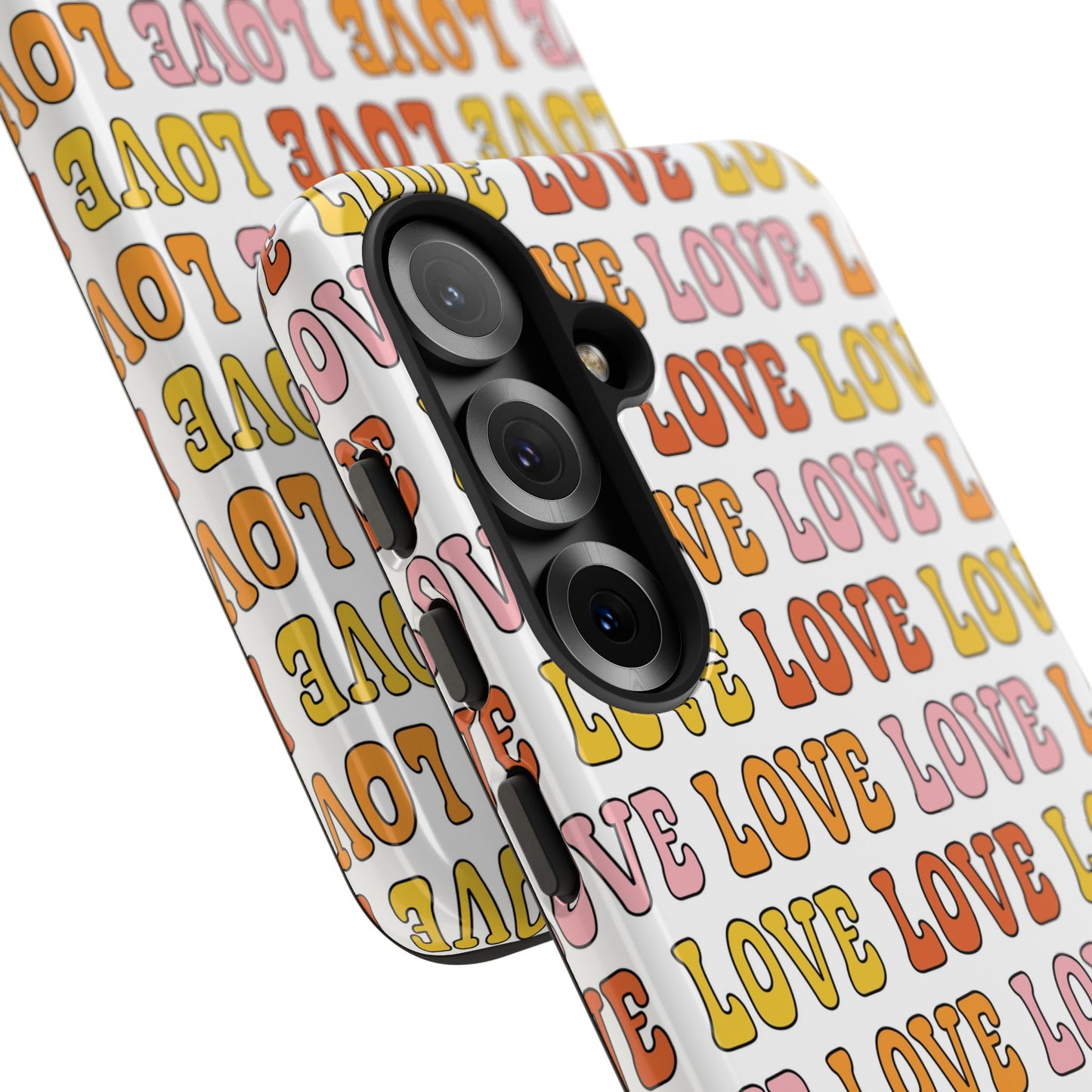 Retro LOVE Typography Samsung Case