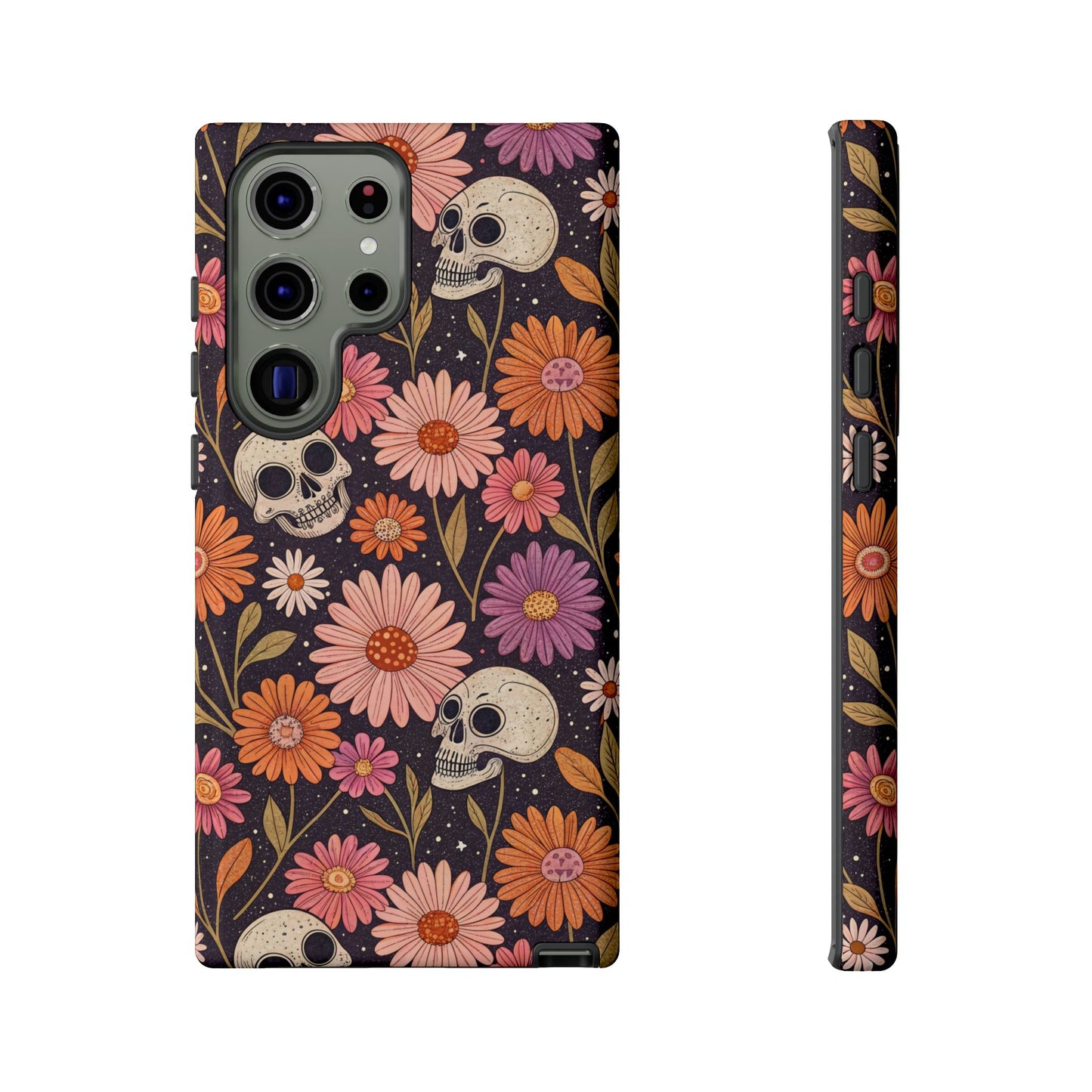 Skulls & Fall Florals Samsung Case