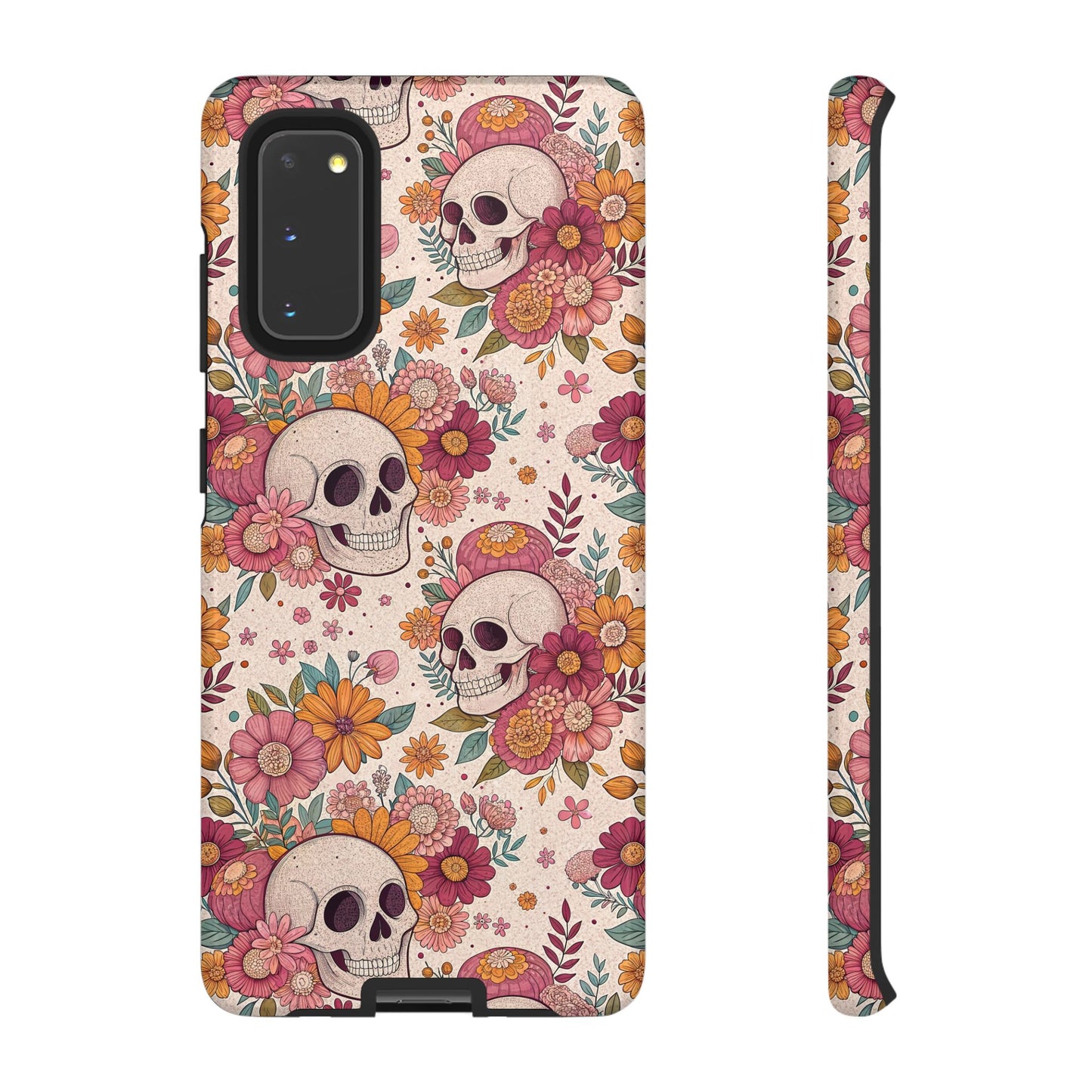 Floral Skull Samsung Case