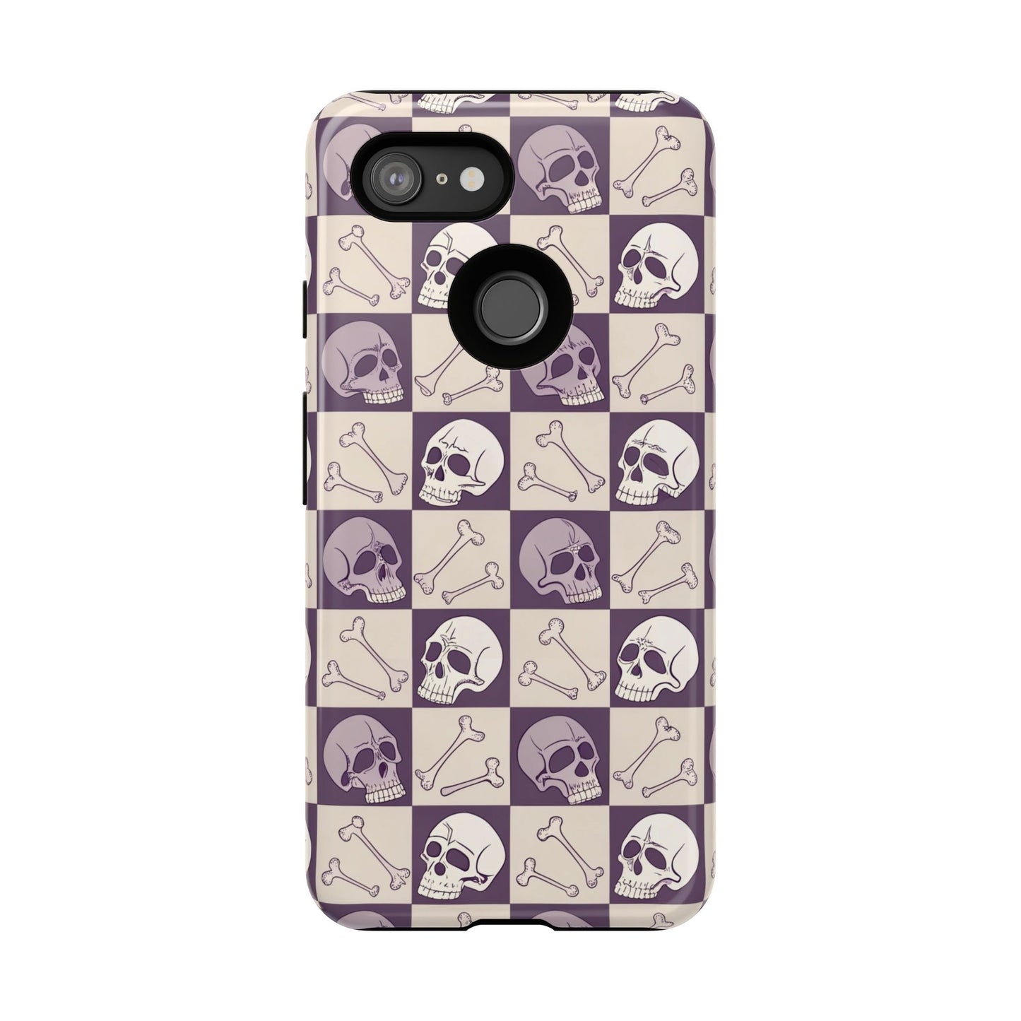 Skull & Bones Checkered Google Pixel Case