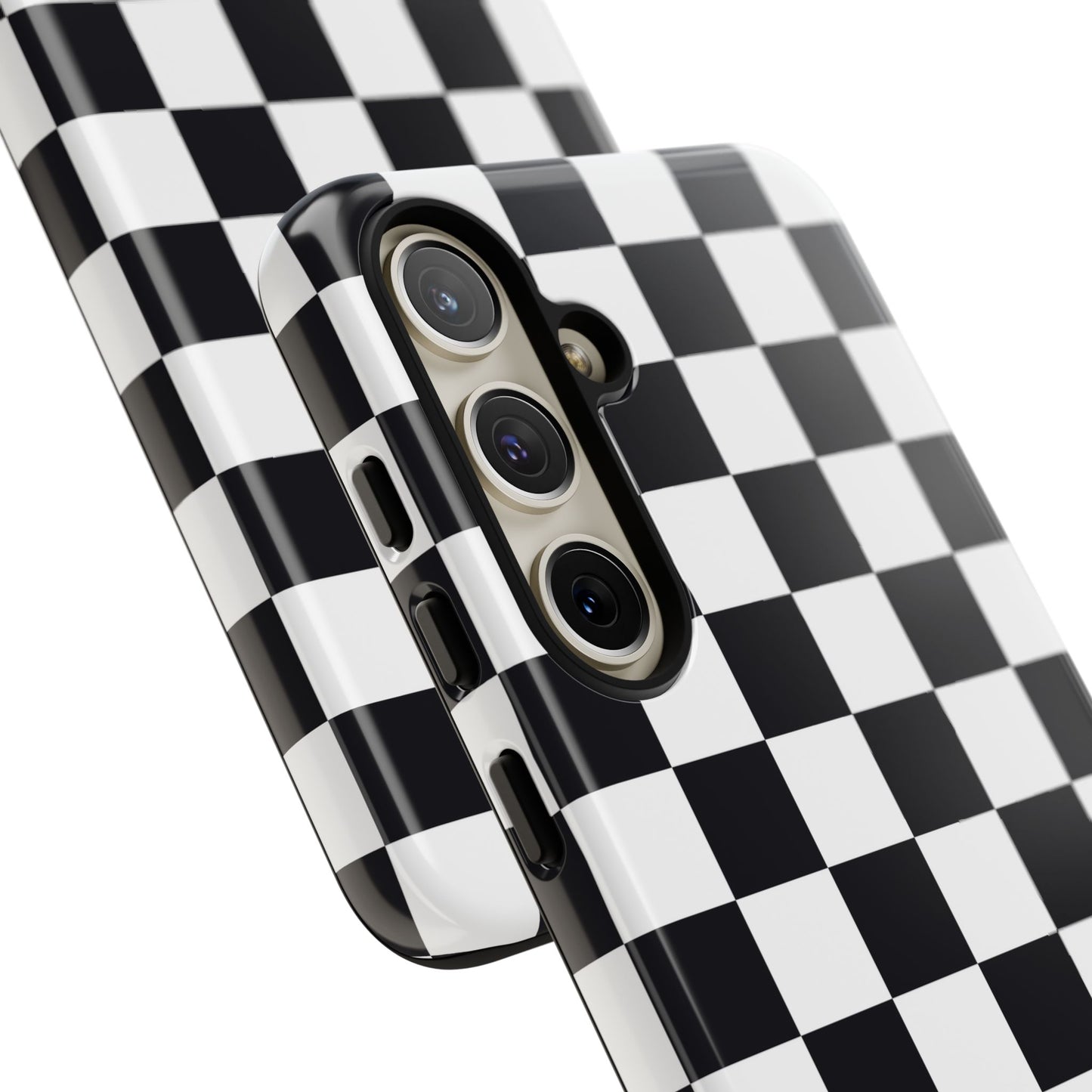 Black & White Checkerboard Samsung Case