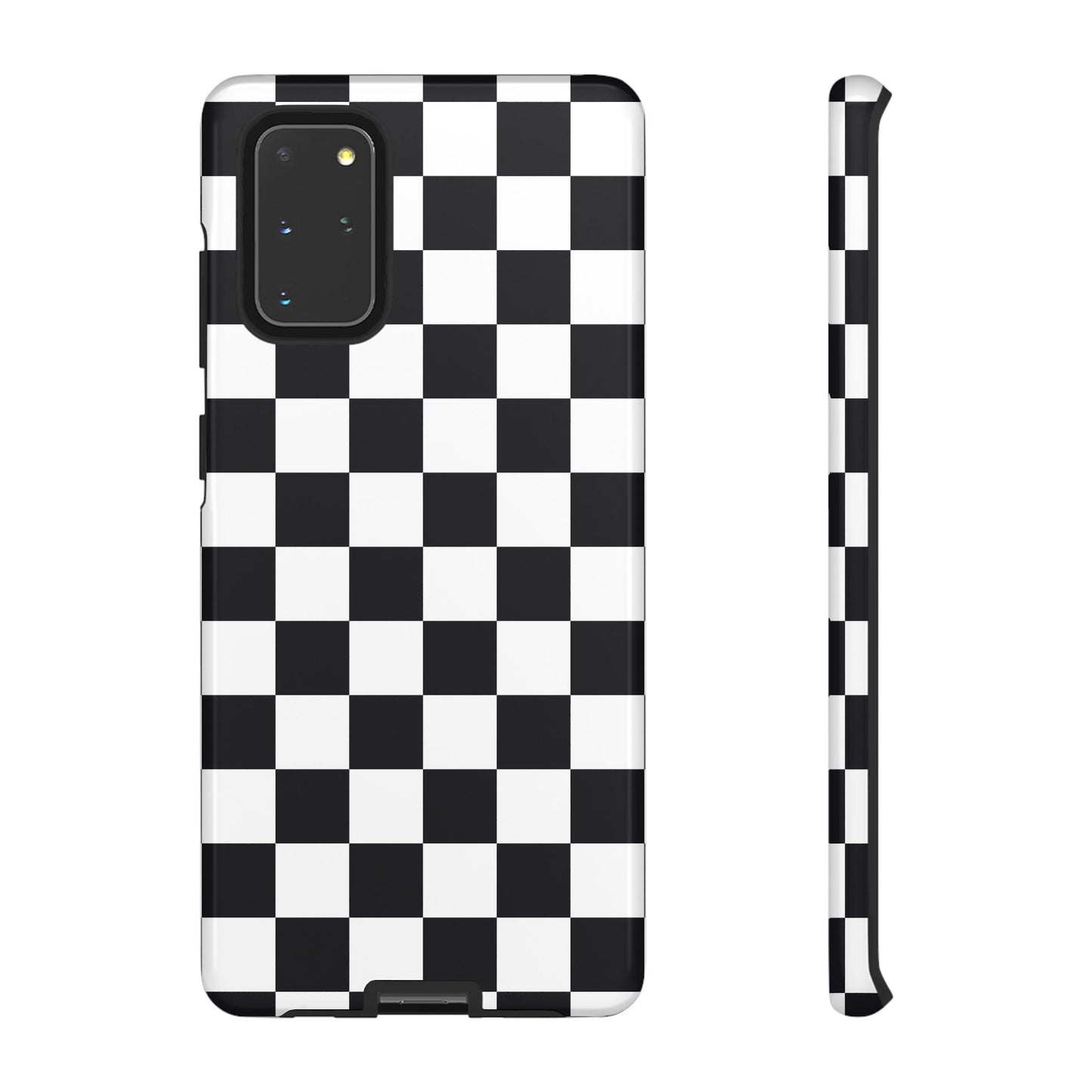 Black & White Checkerboard Samsung Case