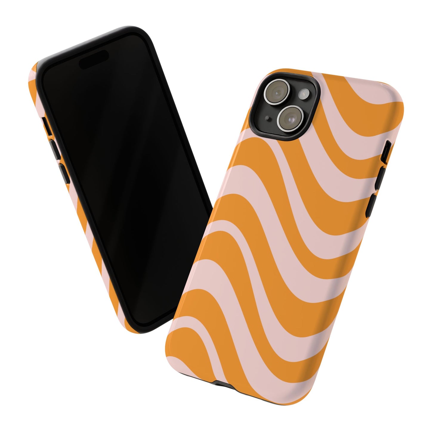 Retro Wavy Stripe iPhone Case