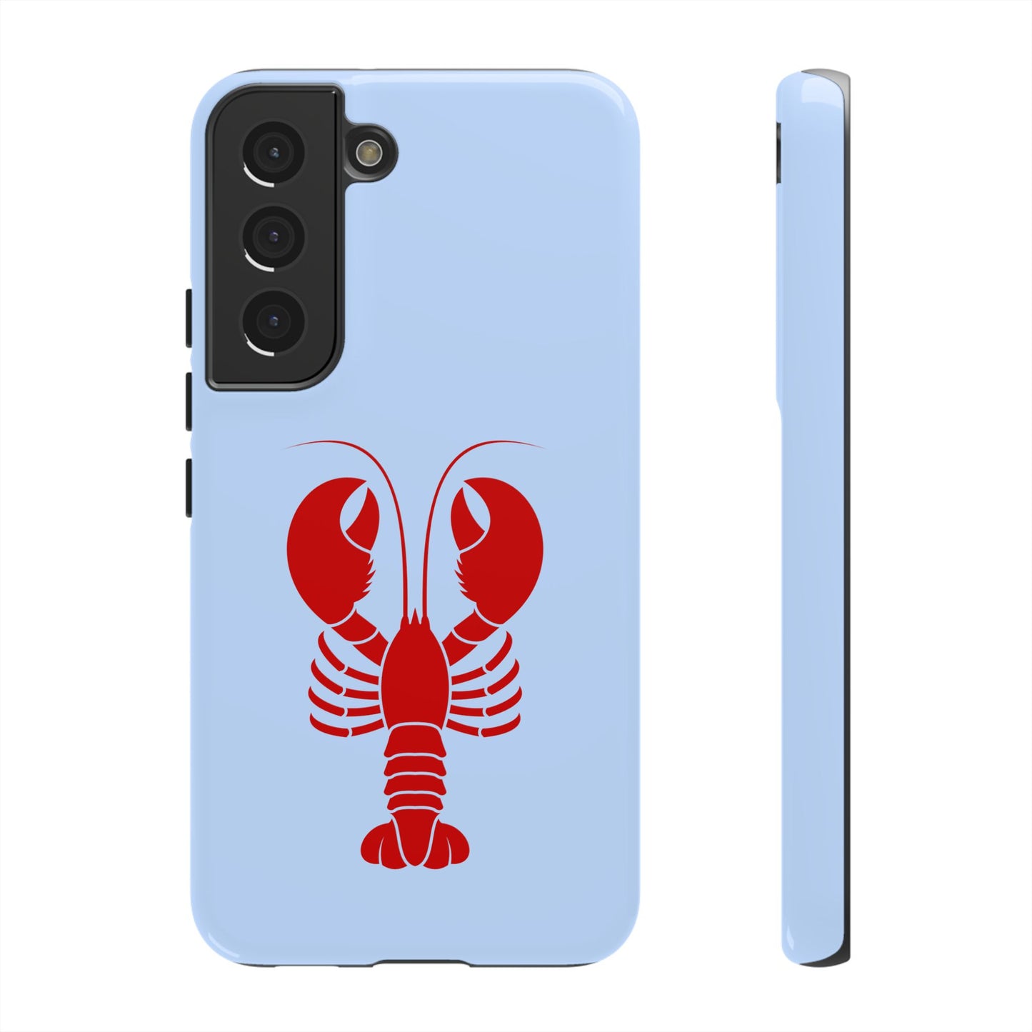 Red Lobster on Sky Blue Samsung Case