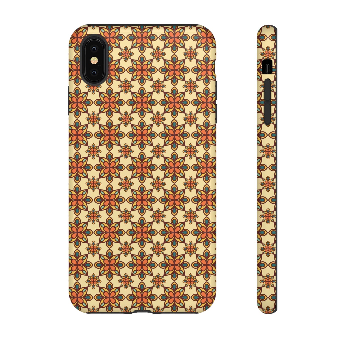 Retro Mandala Floral iPhone Case