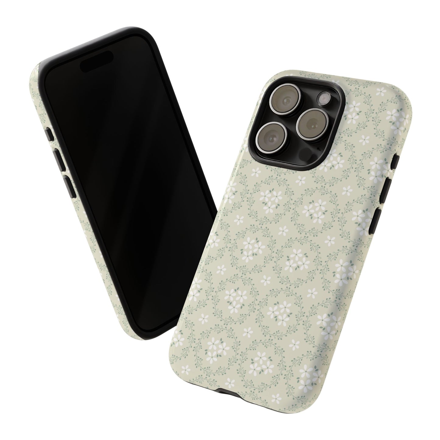 Vintage Daisy Wreath iPhone Case