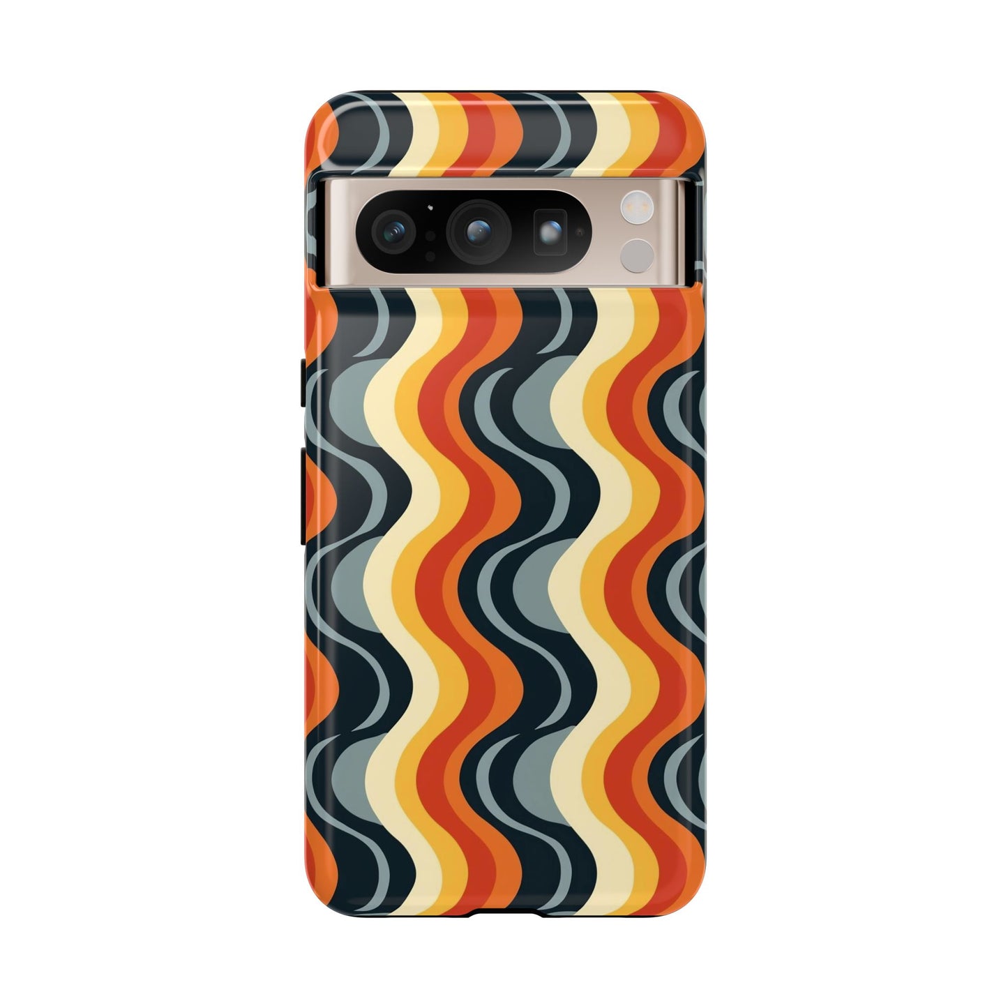 Retro Wavy Stripe Google Pixel Case