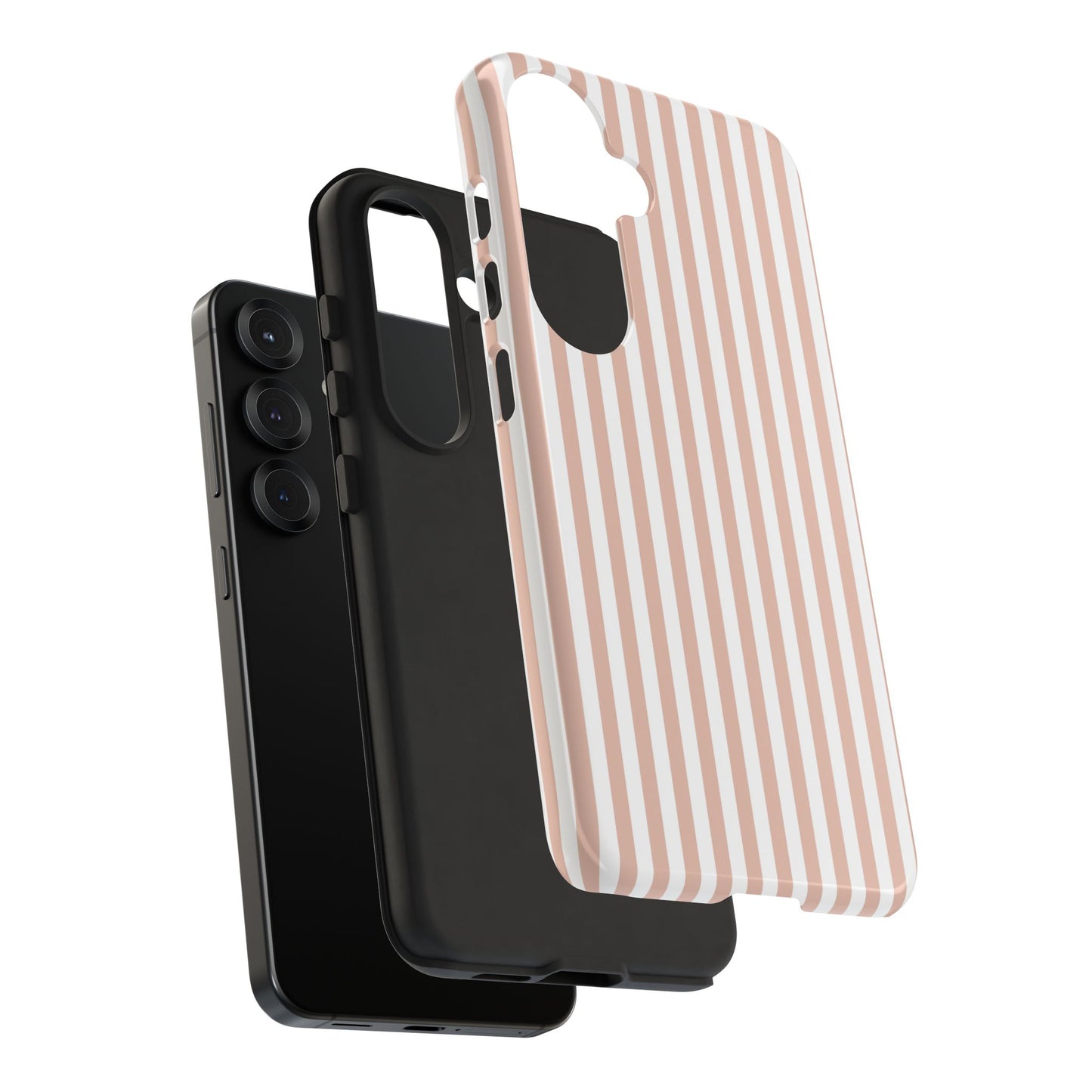 Blush & White Stripe Samsung Case