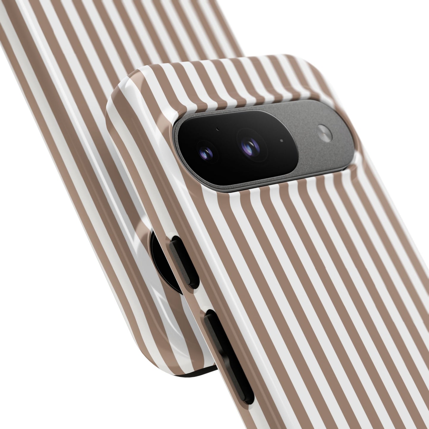Beige & White Stripe Google Pixel Case