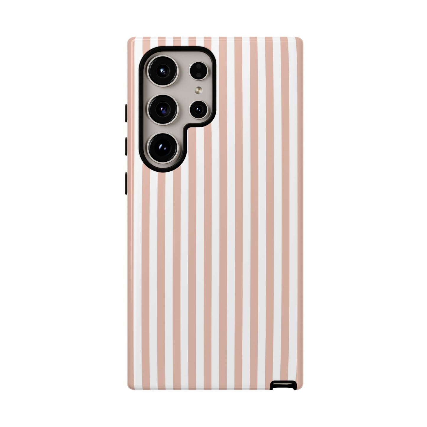 Blush & White Stripe Samsung Case