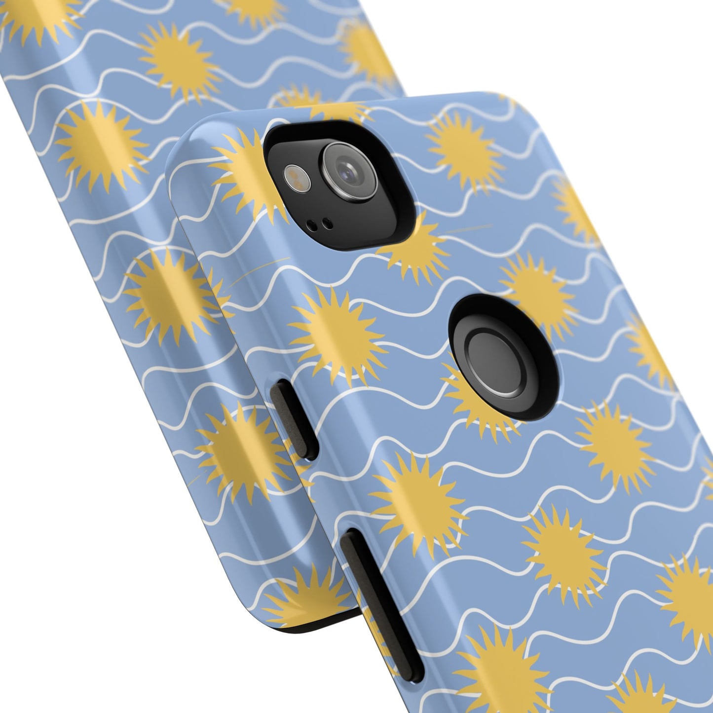 Sunny Waves Blue Google Pixel Case
