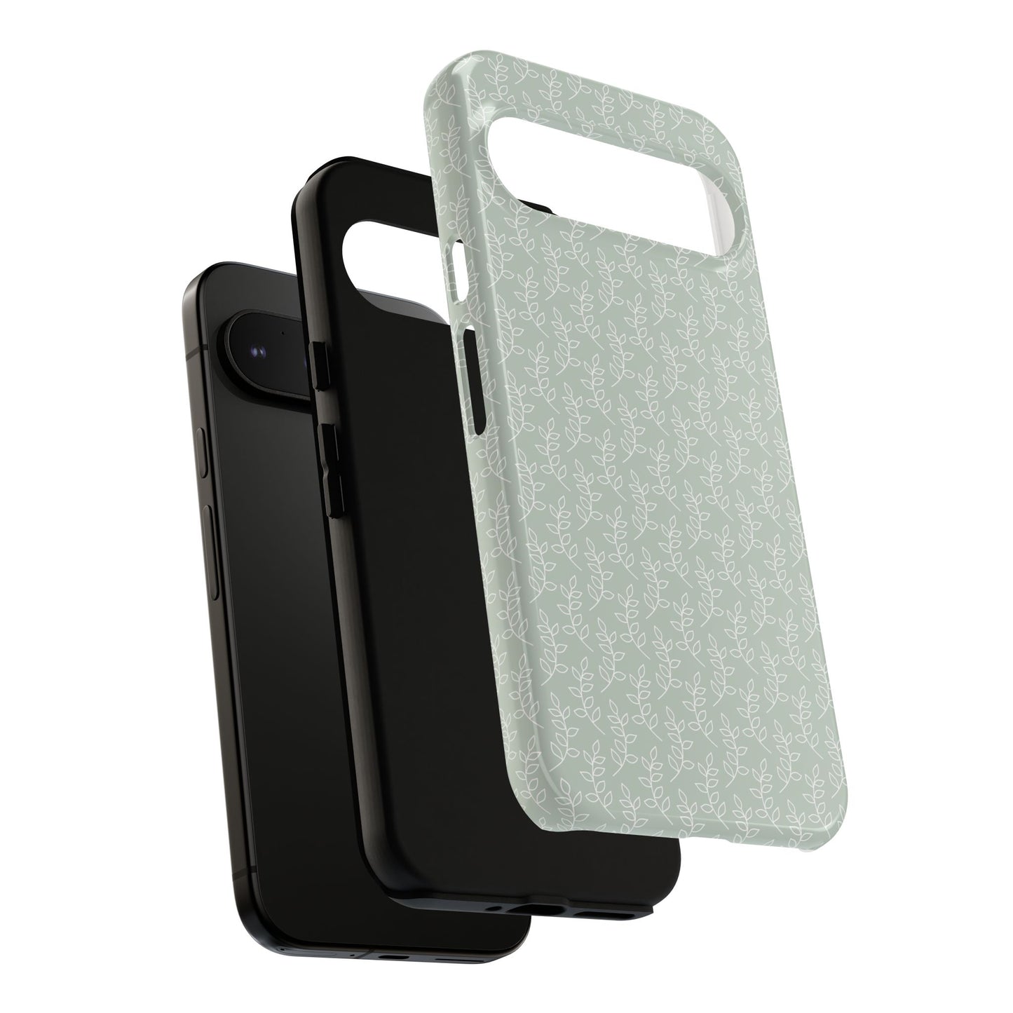 Minimal Leaf Print Google Pixel Case