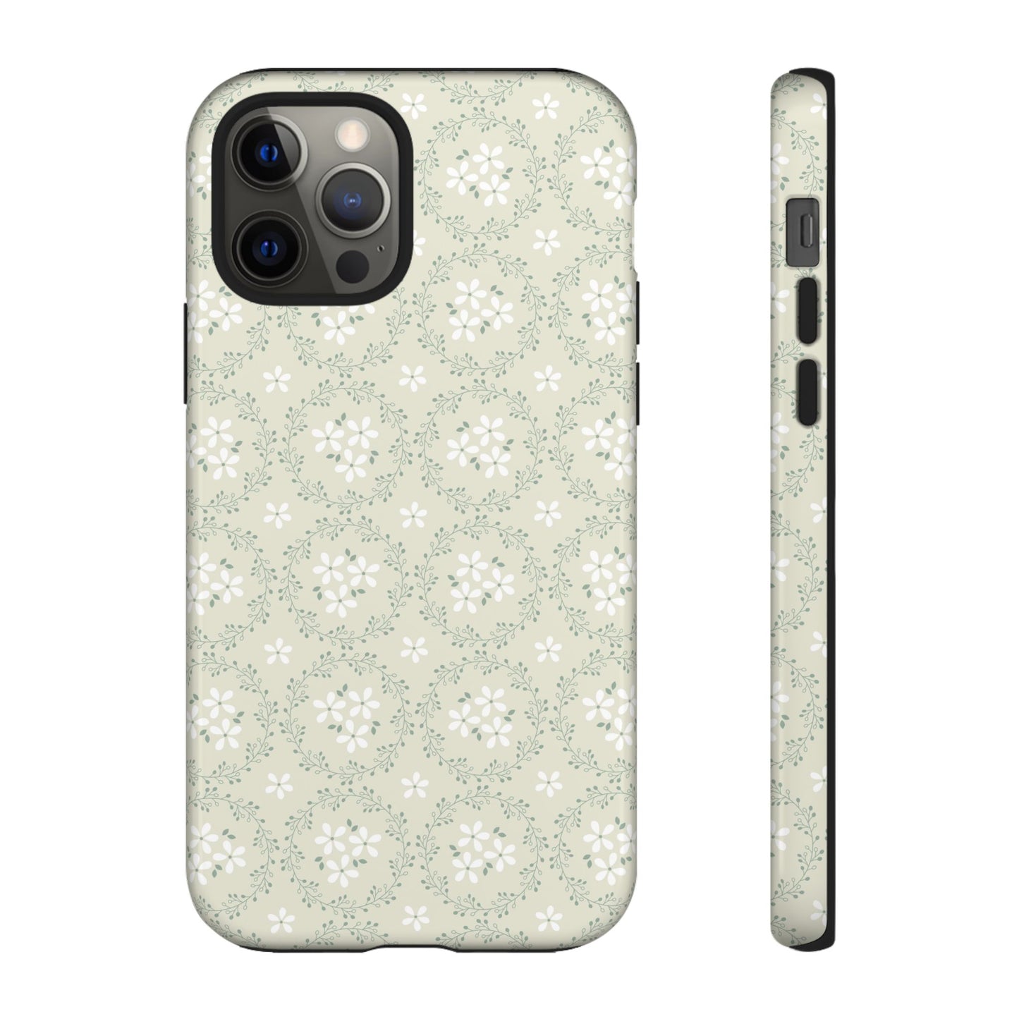 Vintage Daisy Wreath iPhone Case
