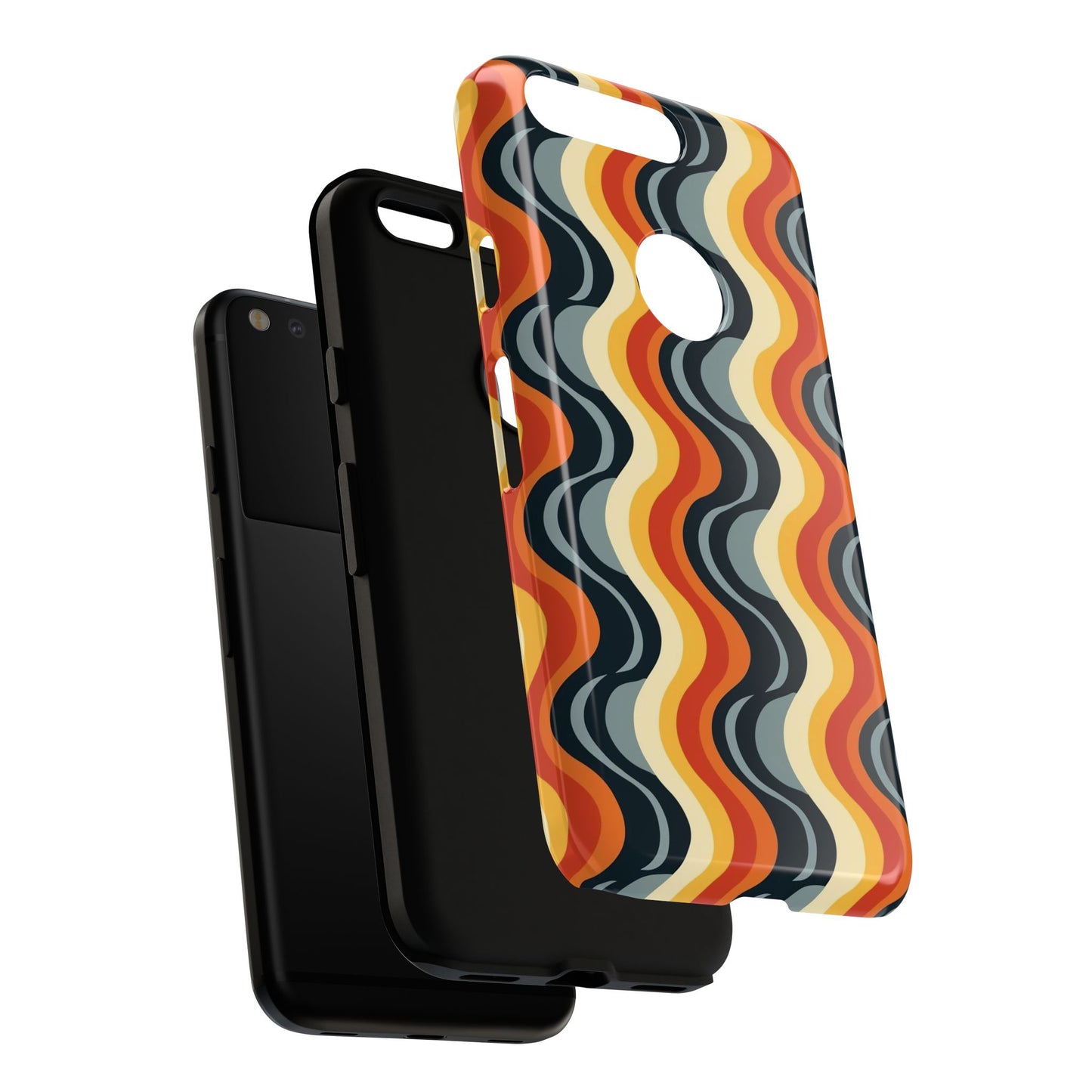 Retro Wavy Stripe Google Pixel Case