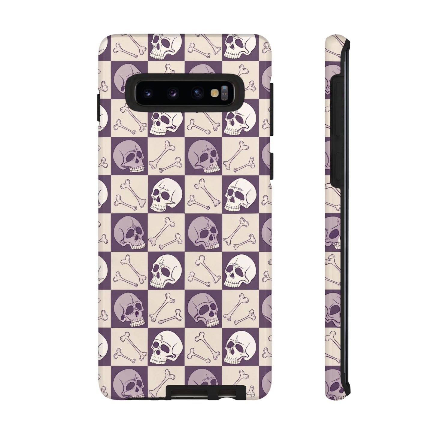 Skull & Bones Checkered Samsung Case
