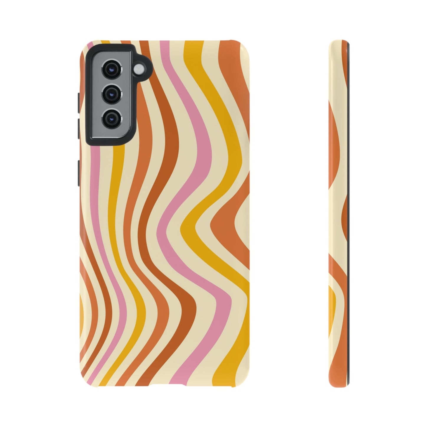 Retro Sunset Wave Samsung Case