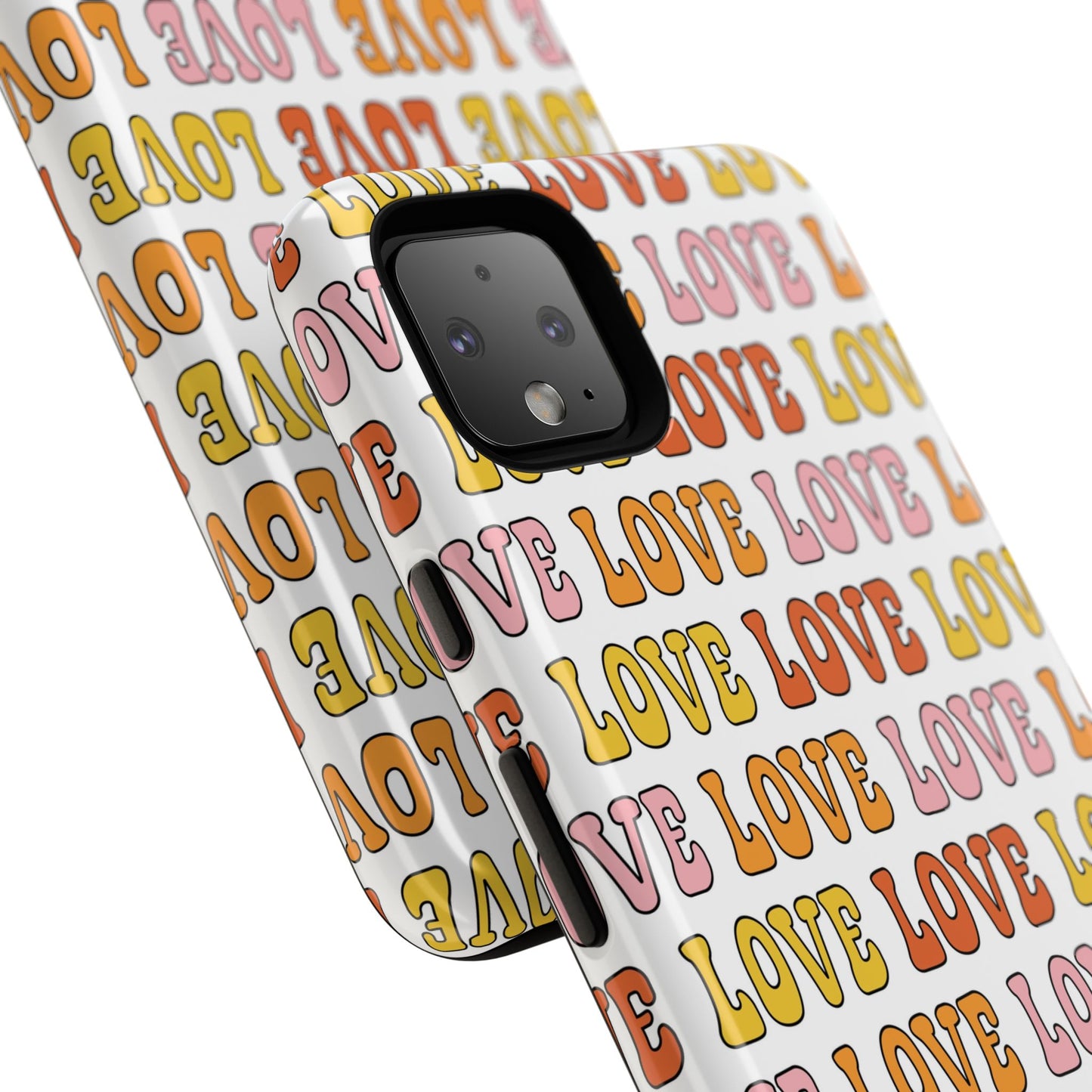 Retro LOVE Typography Google Pixel Case