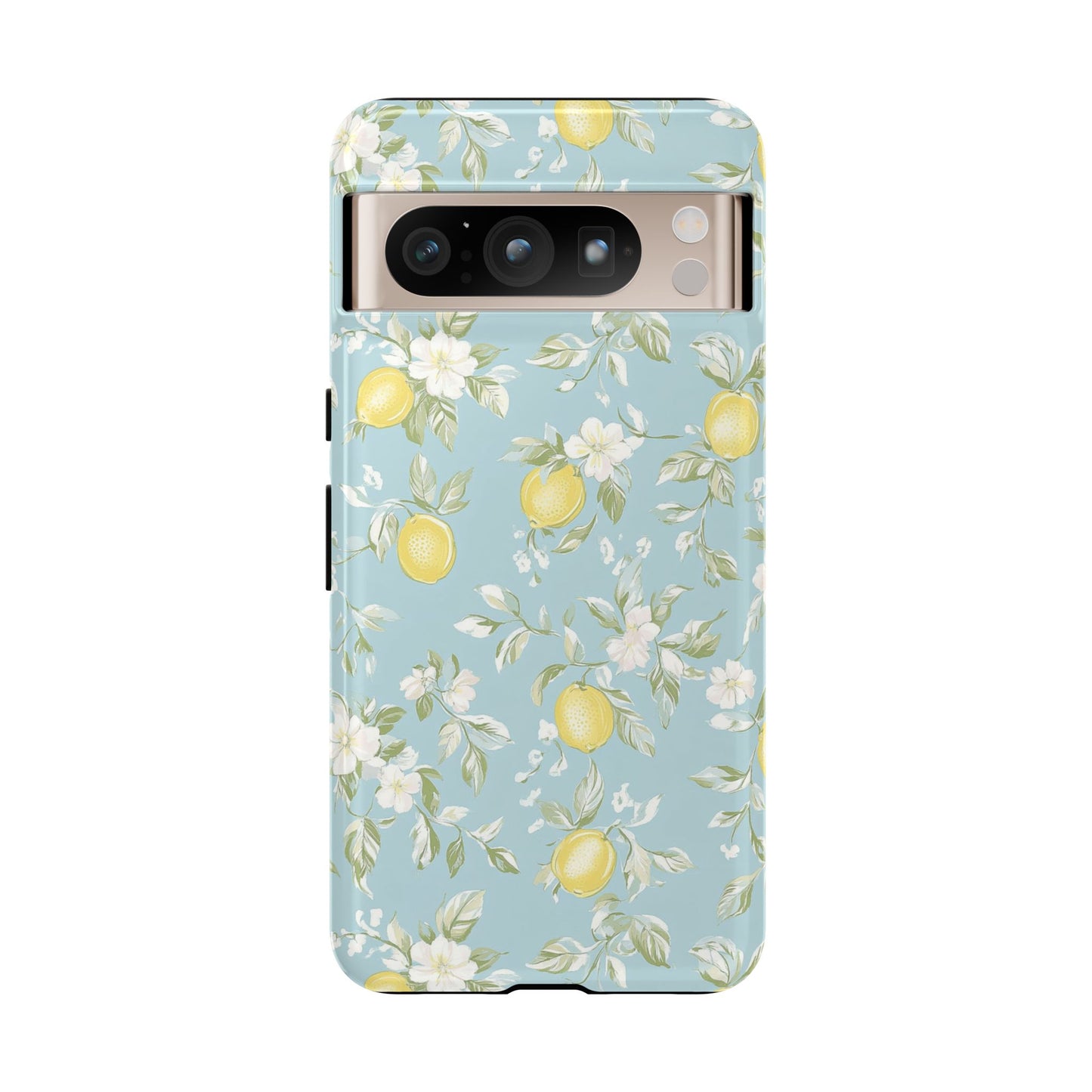 Lemon Blossom Blue Google Pixel Case