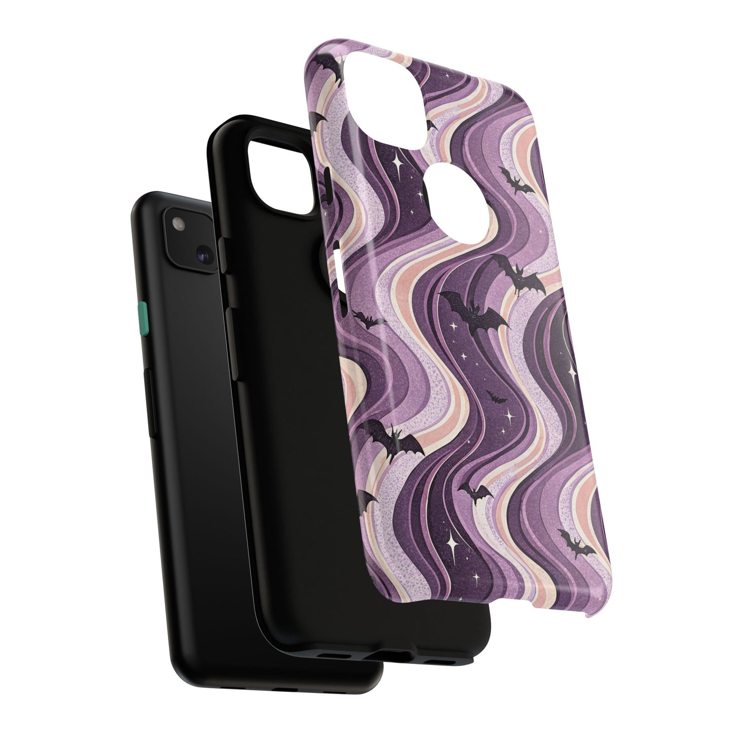 Retro Bats & Swirls Google Pixel Case