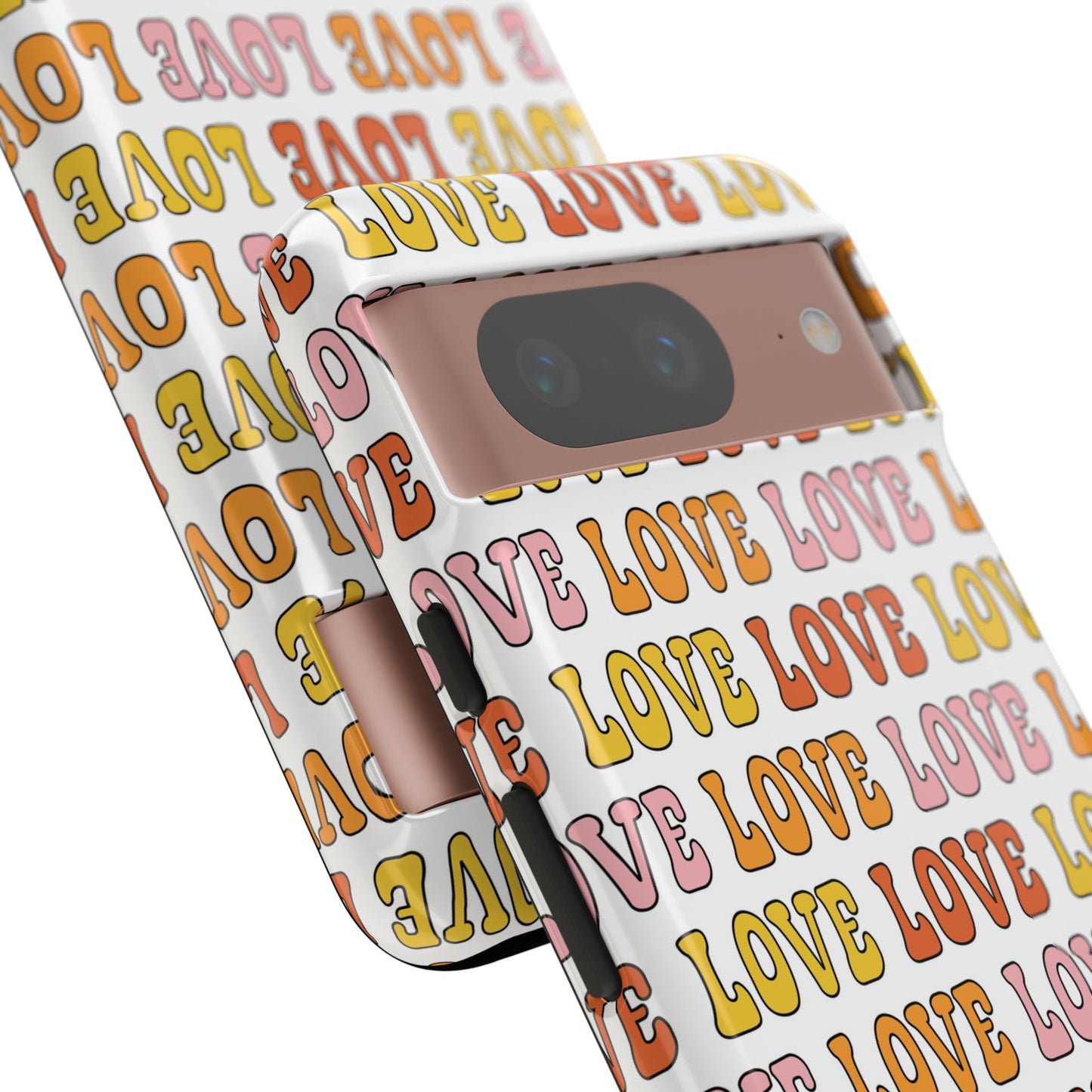 Retro LOVE Typography Google Pixel Case