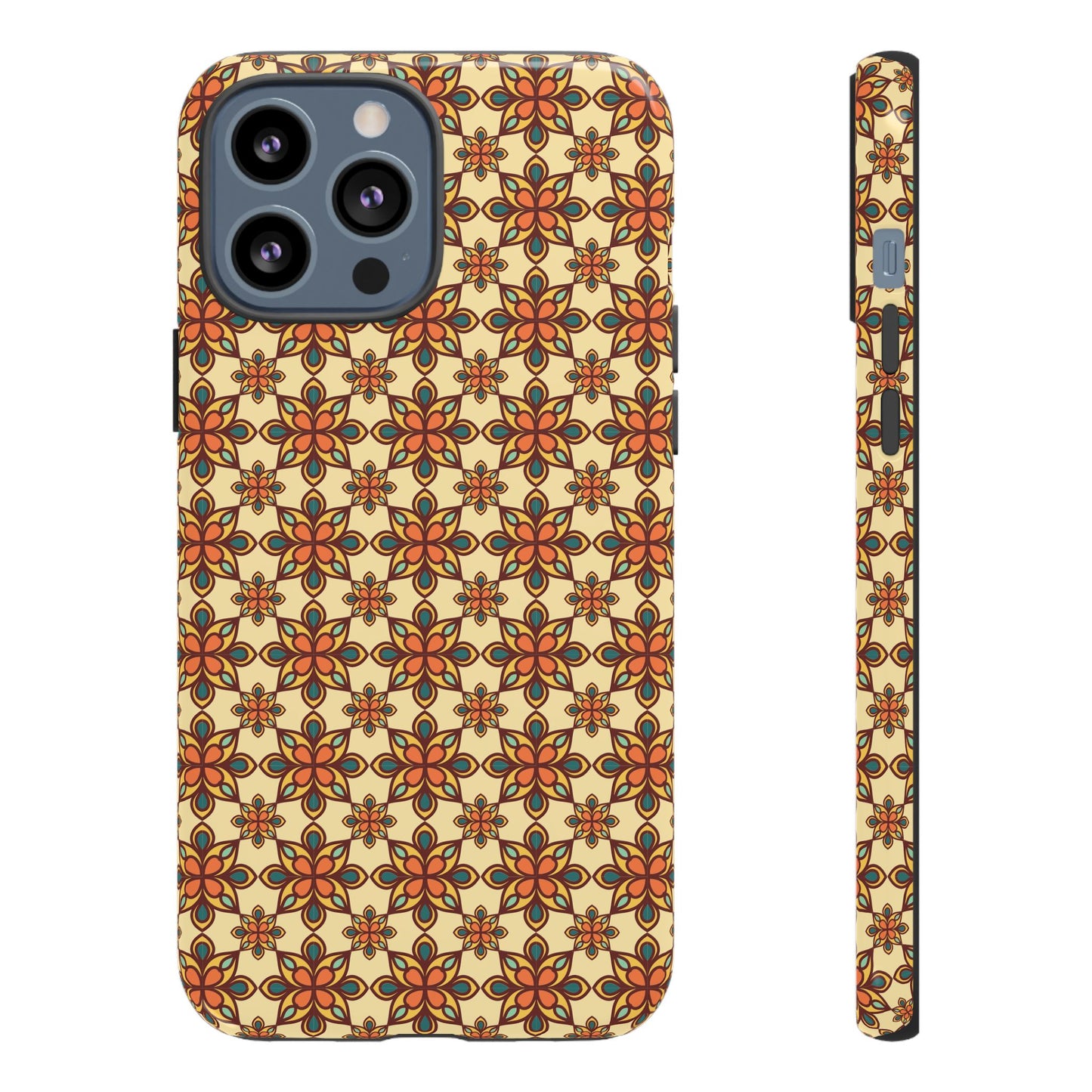 Retro Mandala Floral iPhone Case