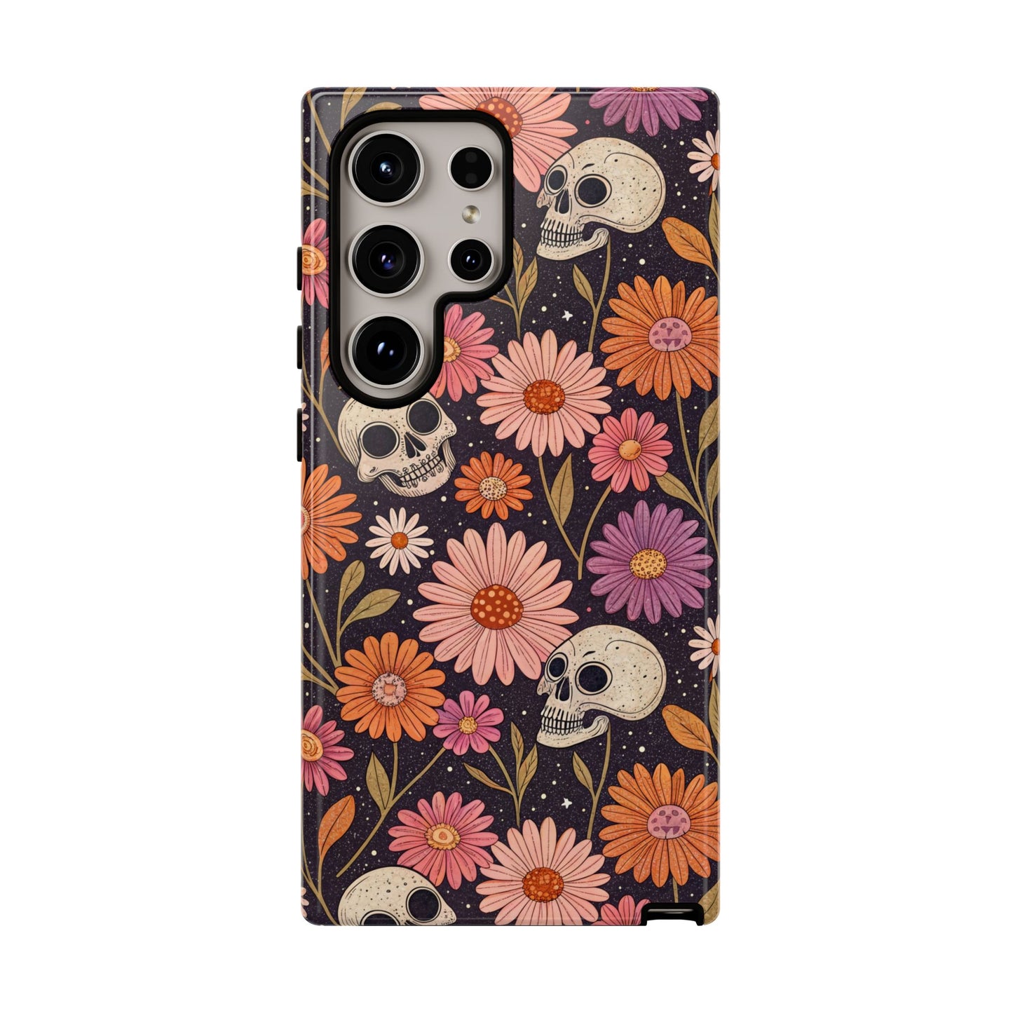 Skulls & Fall Florals Samsung Case