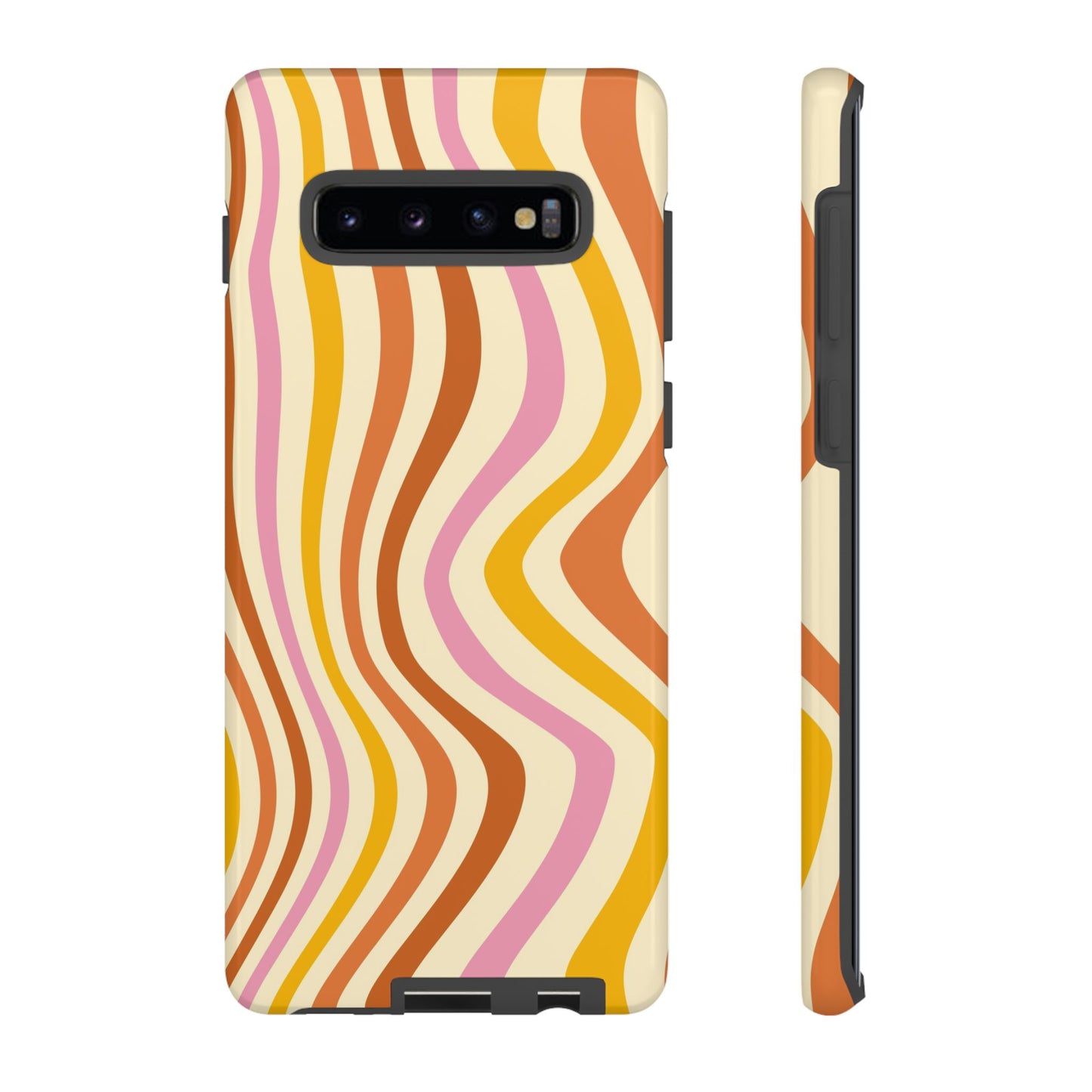 Retro Sunset Wave Samsung Case