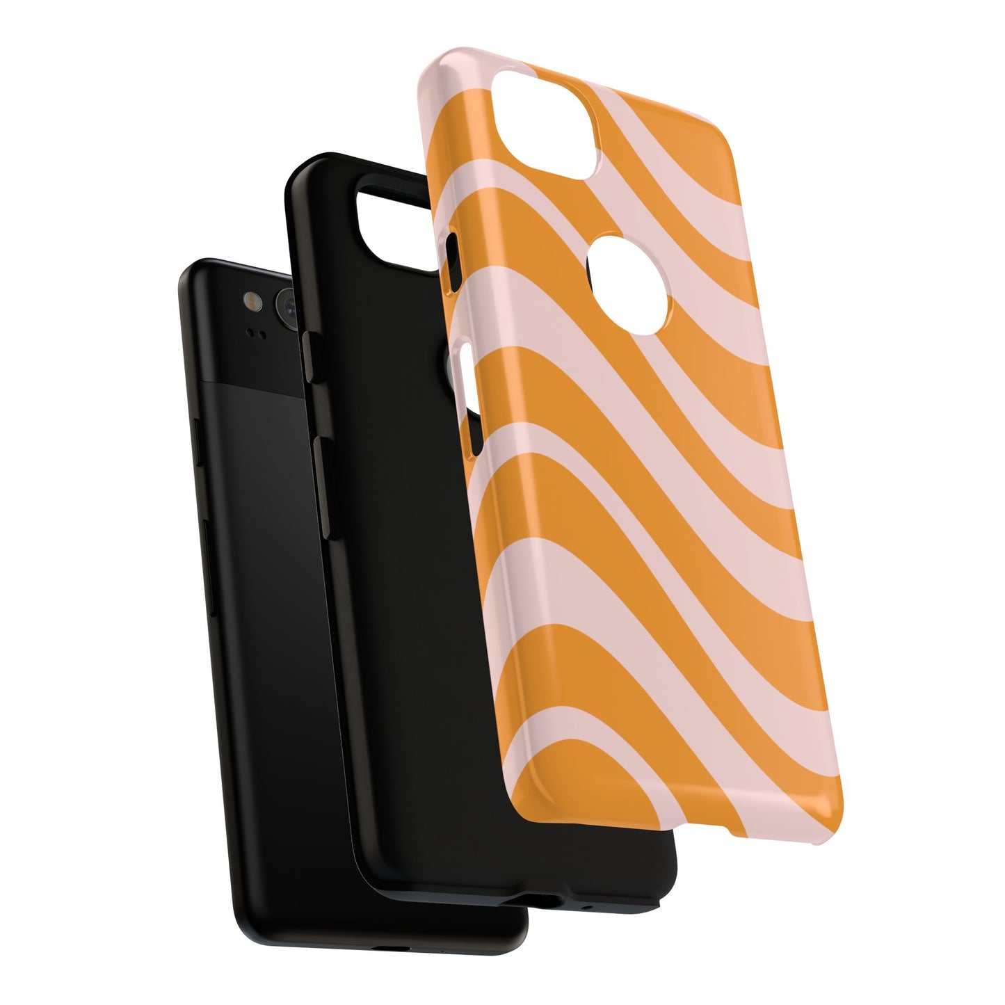 Retro Wavy Stripe Google Pixel Case