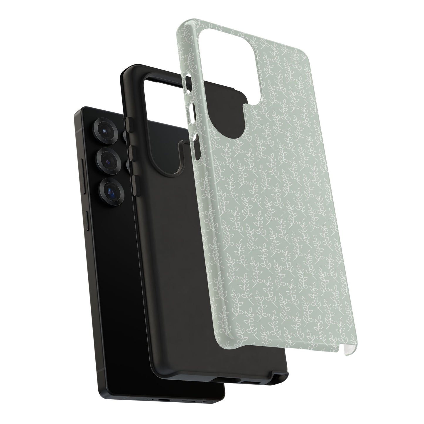 Minimal Leaf Print Samsung Case
