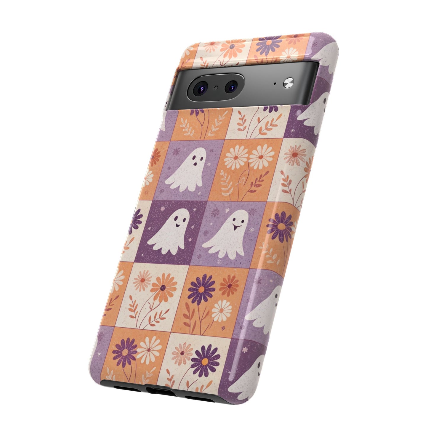Ghost Floral Checkerboard Google Pixel Case
