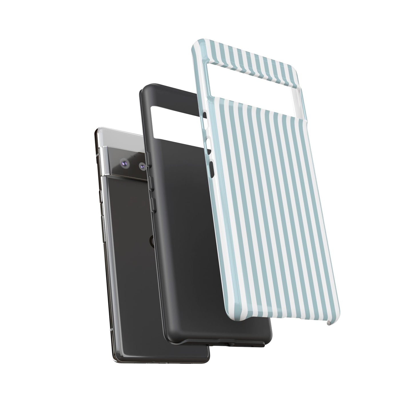 Blue & White Stripe Google Pixel Case