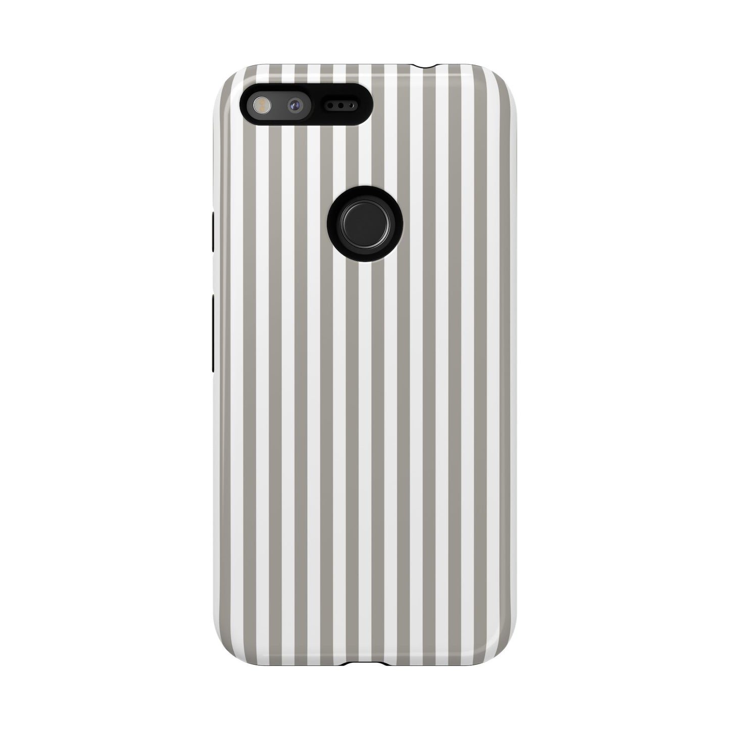 Gray & White Stripe Google Pixel Case