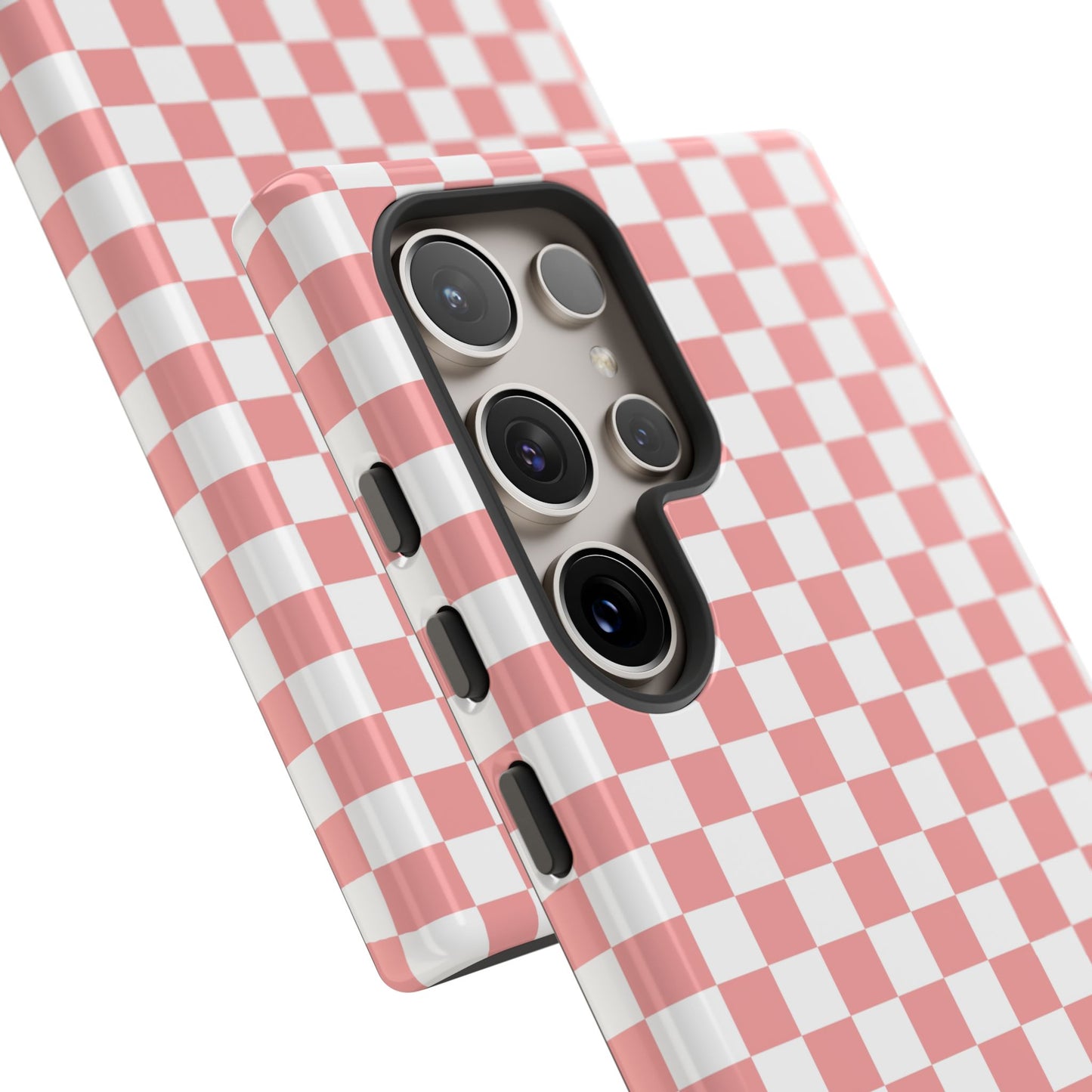 Pink Checkerboard Samsung Case
