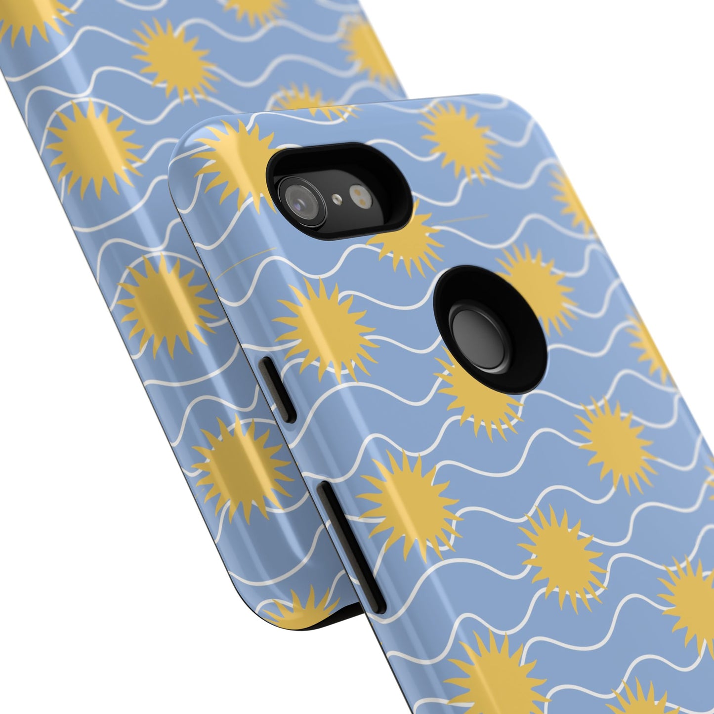 Sunny Waves Blue Google Pixel Case