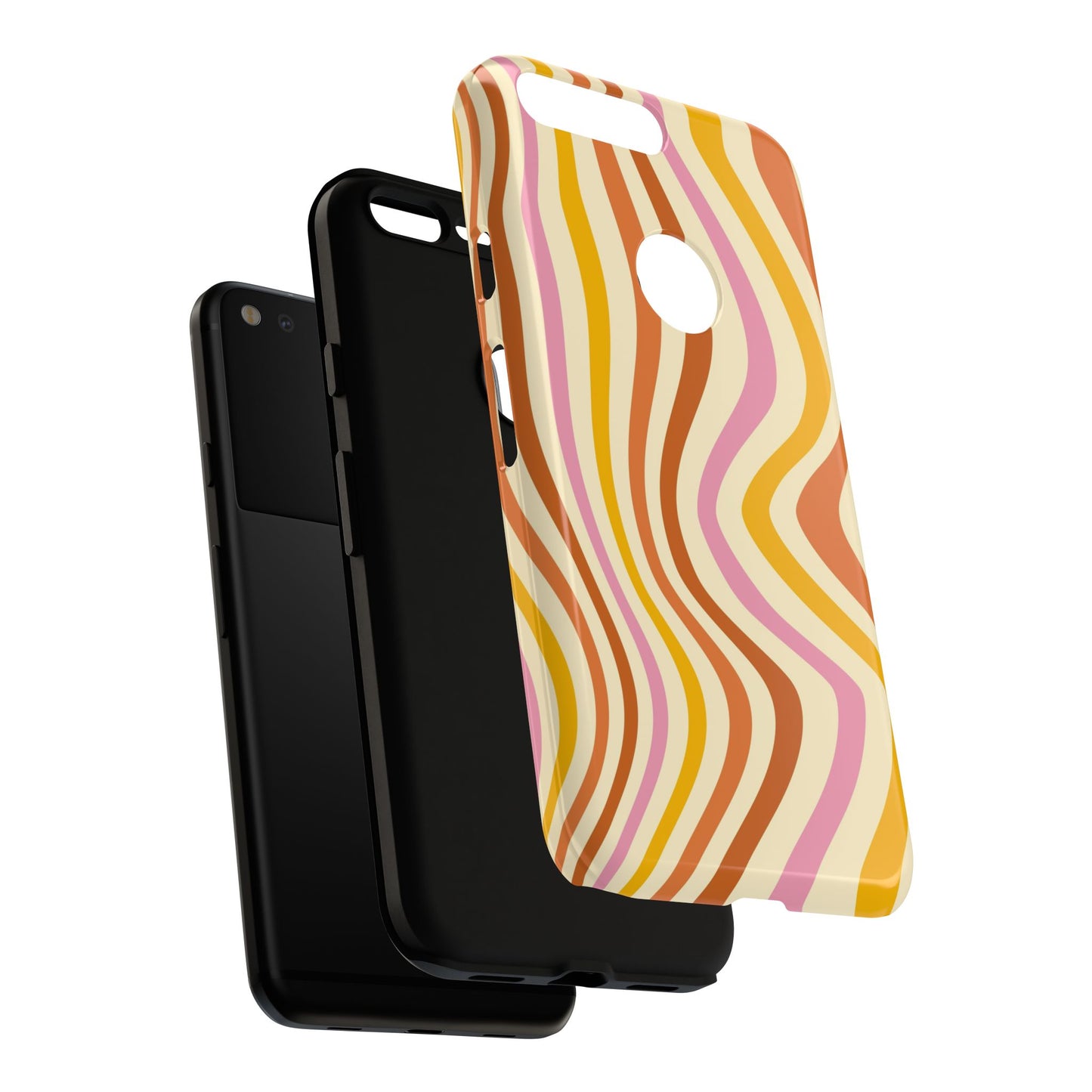 Retro Sunset Wave Google Pixel Case